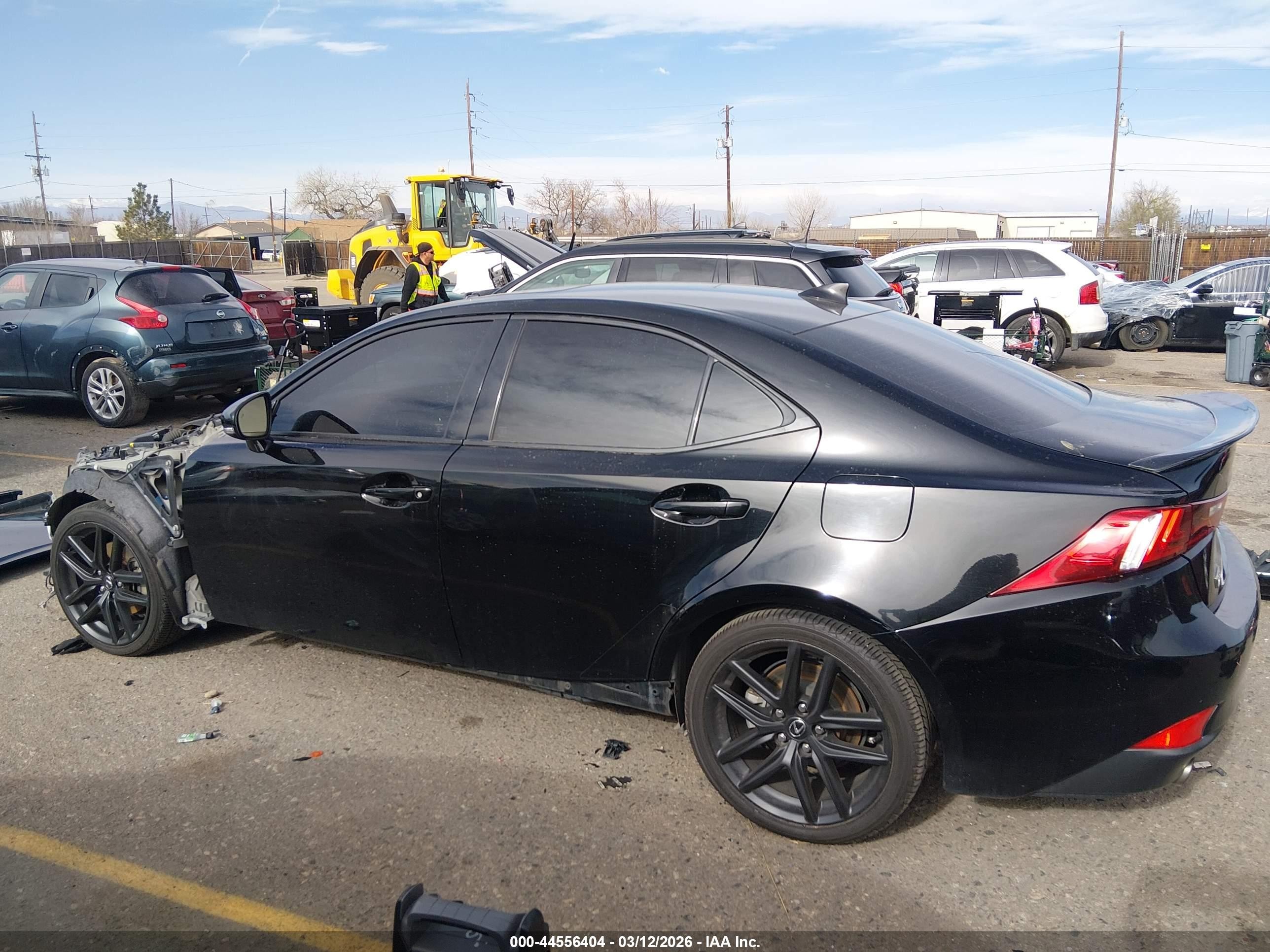 2015 Lexus Is 250   Black vin: JTHCF1D2XF5021493