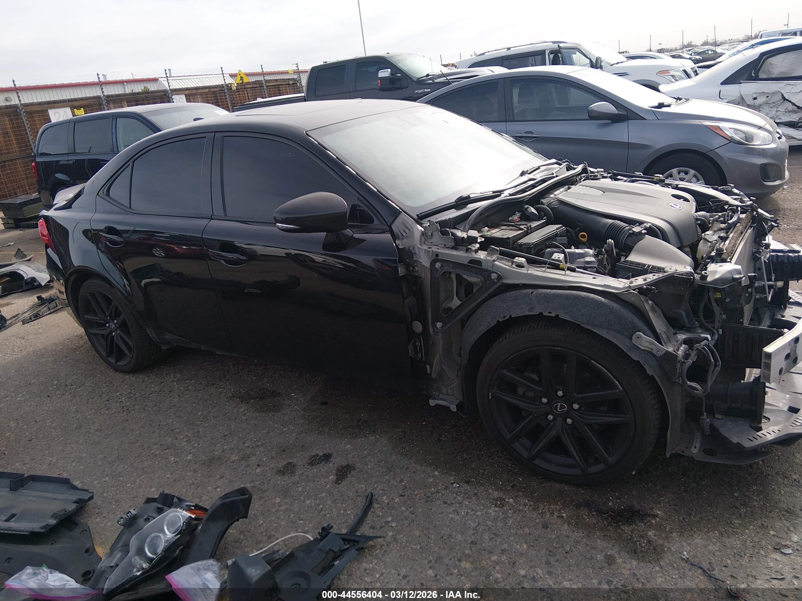 2015 Lexus Is 250   Black vin: JTHCF1D2XF5021493