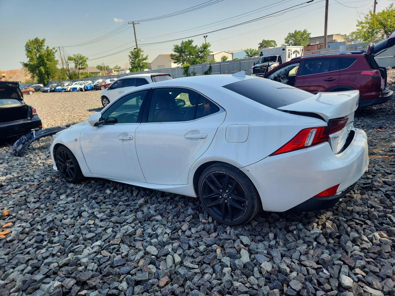 2015 Lexus Is 250 White vin: JTHCF1D2XF5021977