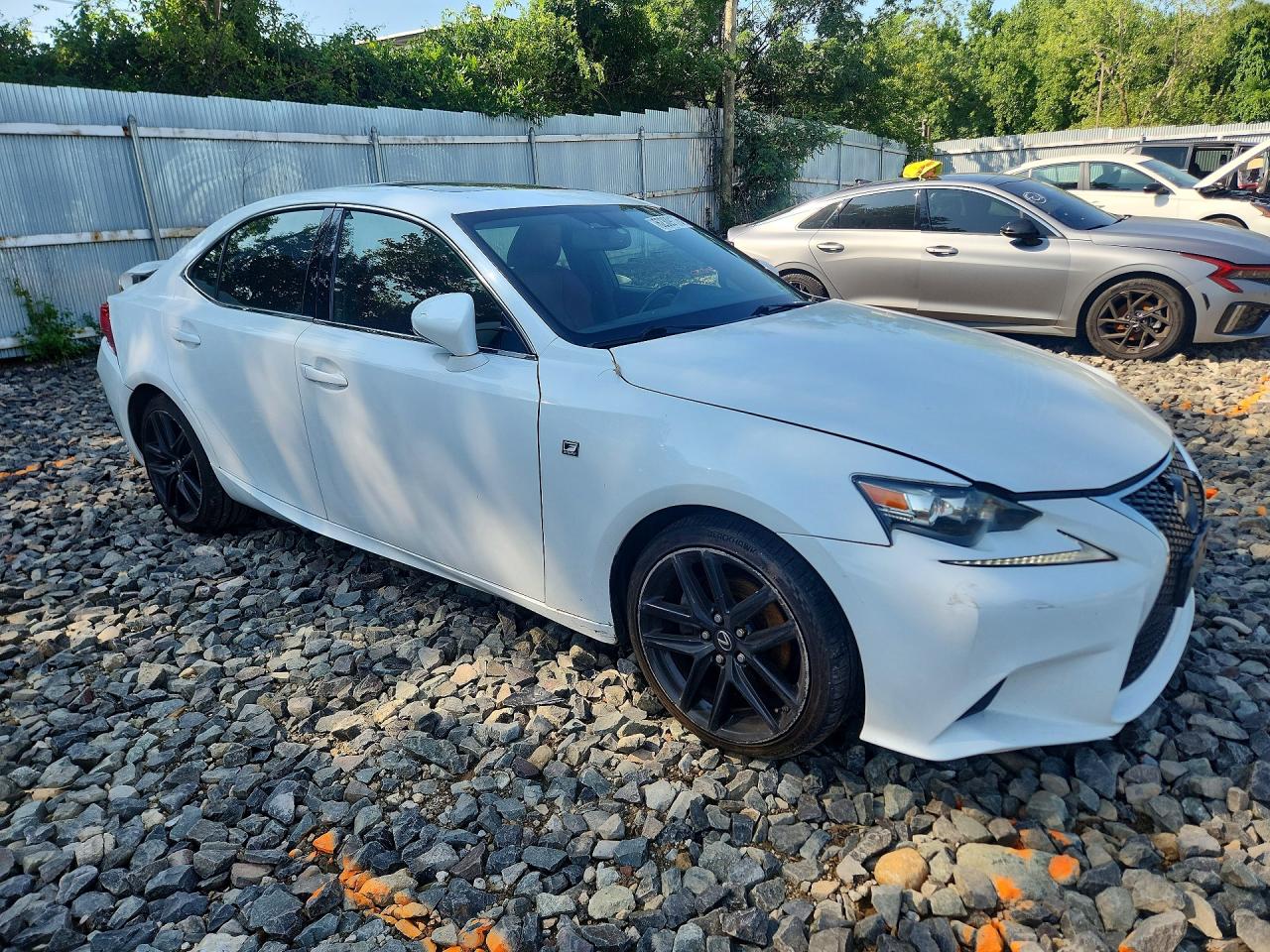 2015 Lexus Is 250 White vin: JTHCF1D2XF5021977