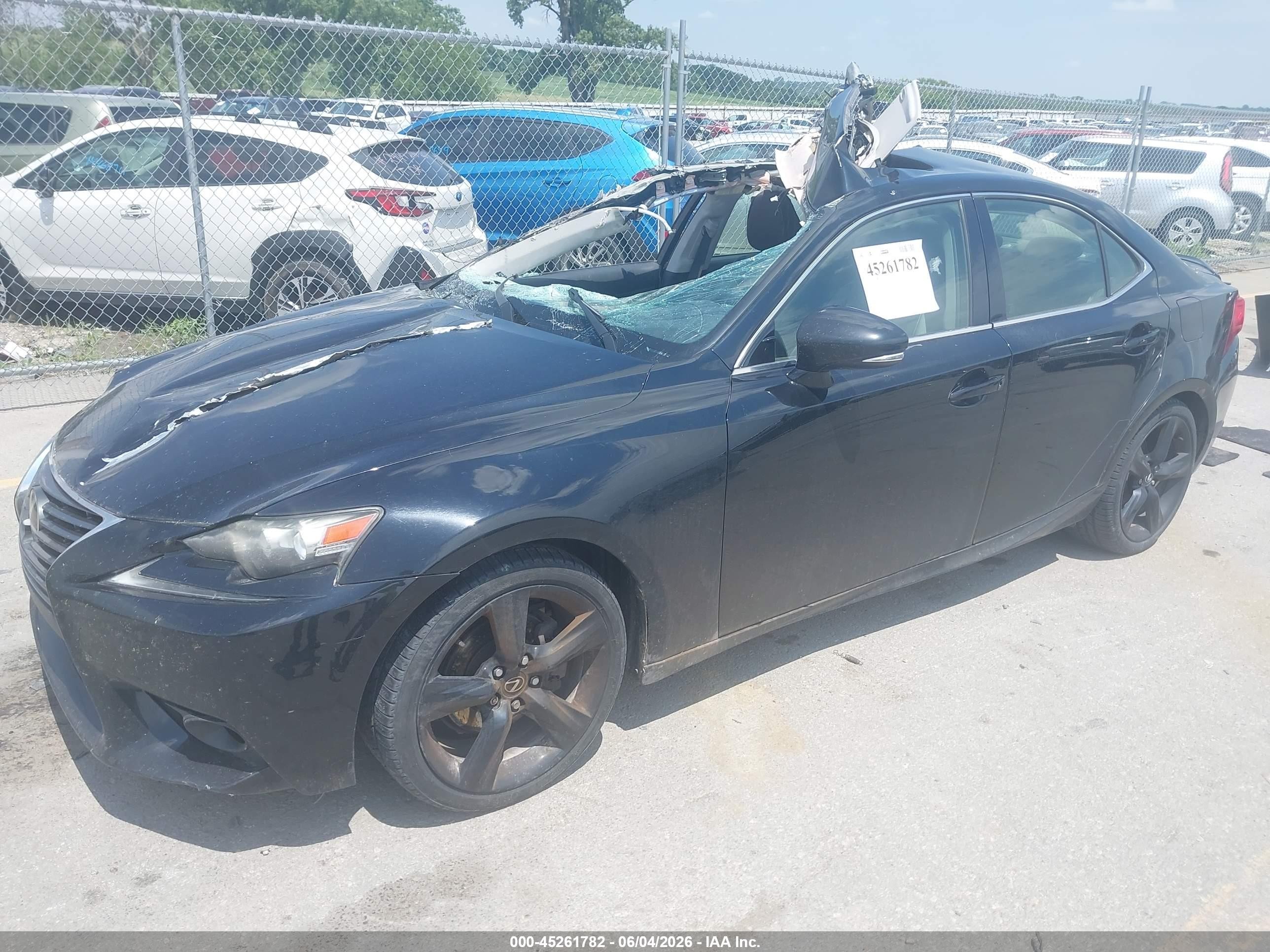 2015 Lexus Is 250   Black vin: JTHCF1D2XF5023230