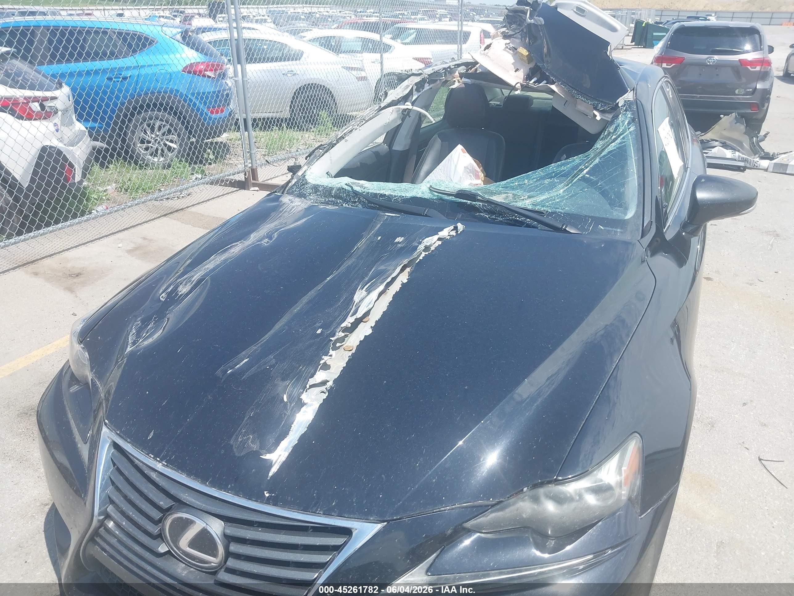 2015 Lexus Is 250   Black vin: JTHCF1D2XF5023230