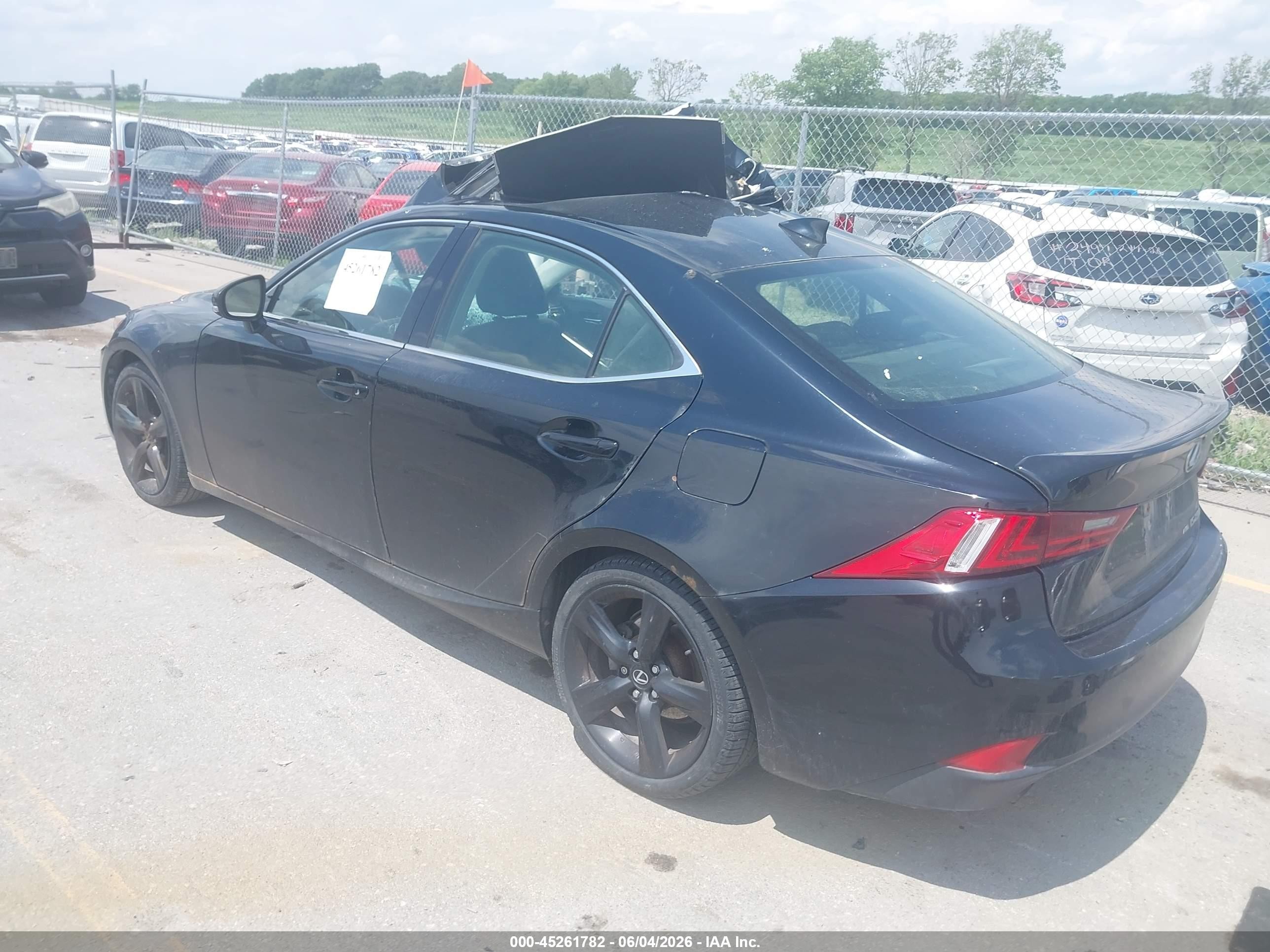 2015 Lexus Is 250   Black vin: JTHCF1D2XF5023230
