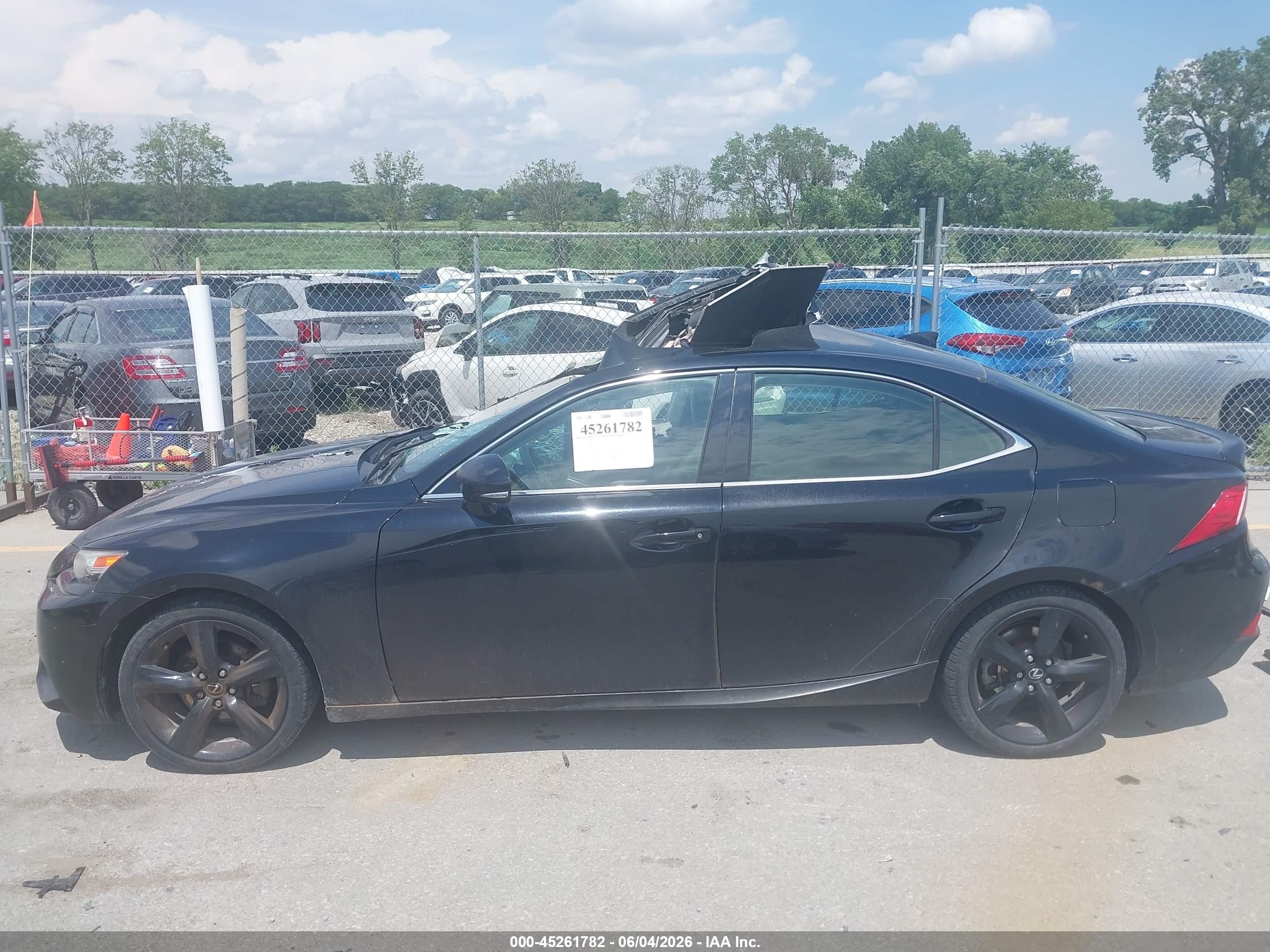 2015 Lexus Is 250   Black vin: JTHCF1D2XF5023230