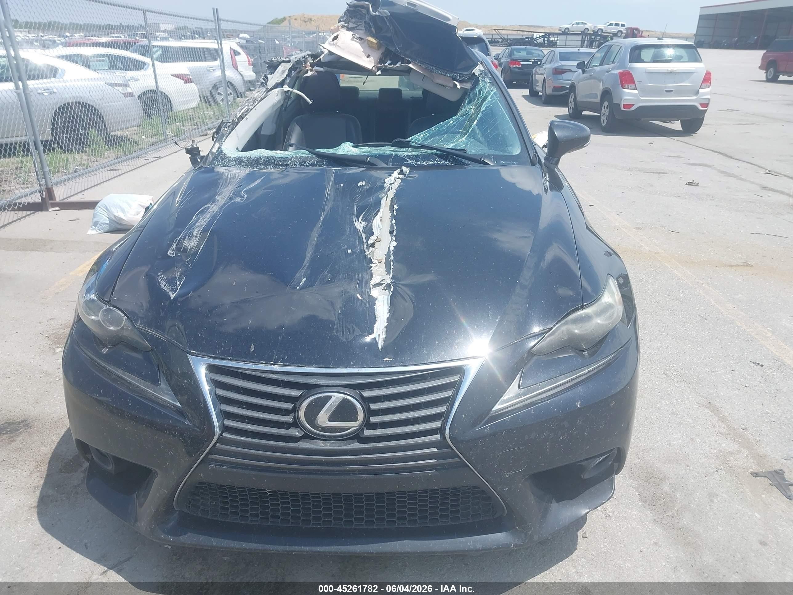2015 Lexus Is 250   Black vin: JTHCF1D2XF5023230