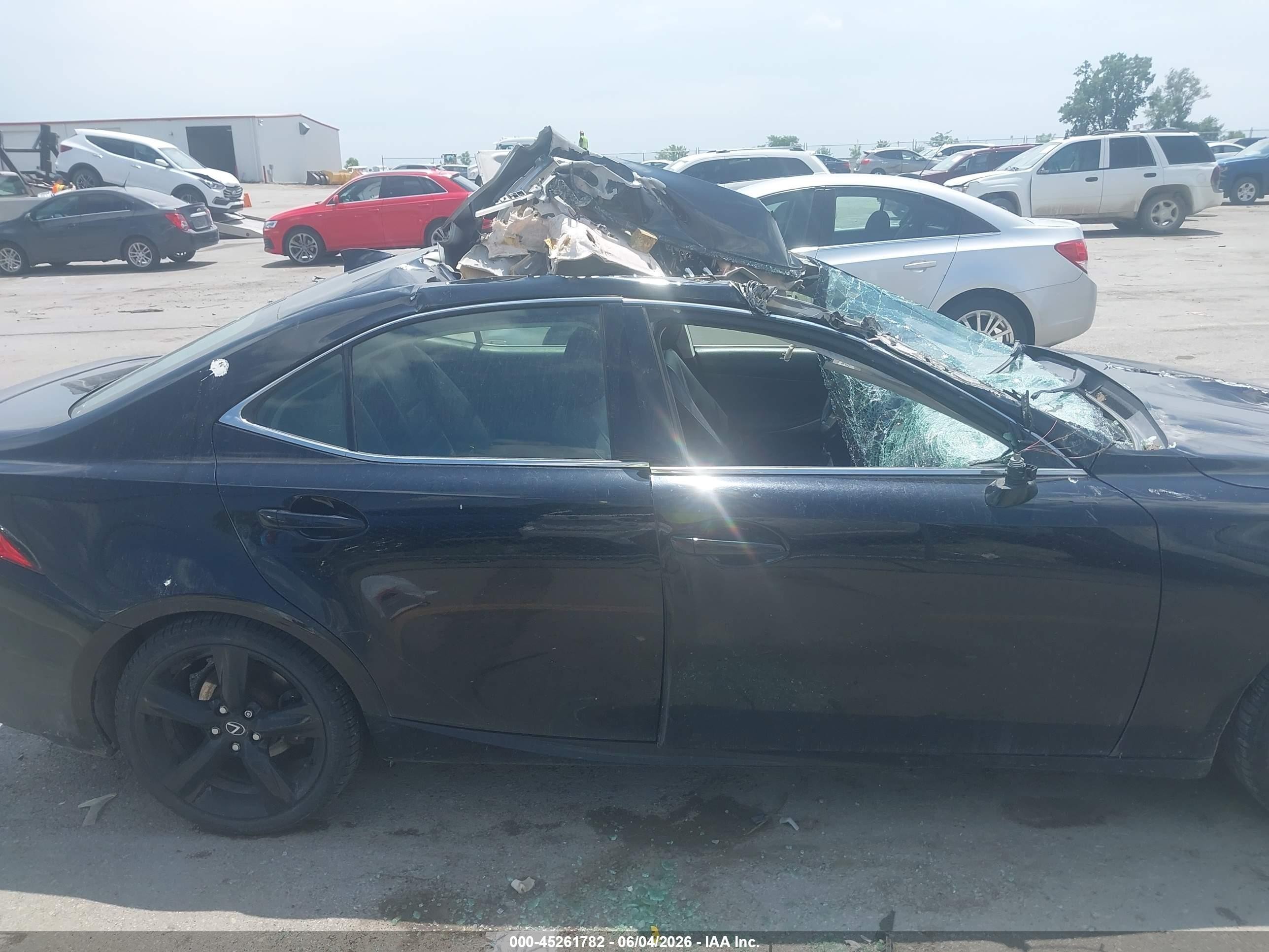 2015 Lexus Is 250   Black vin: JTHCF1D2XF5023230
