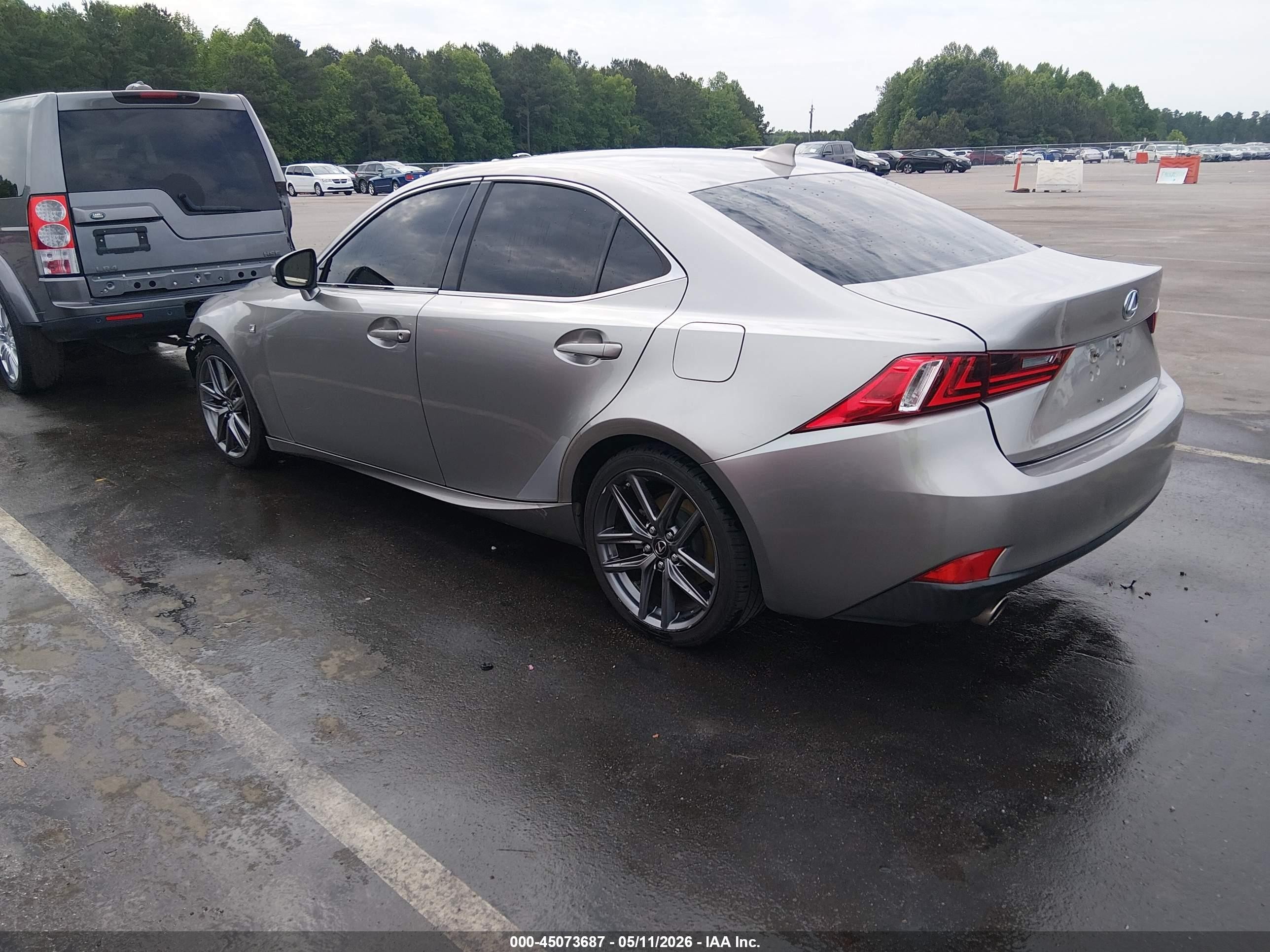 2015 Lexus Is 250 Silver vin: JTHCF1D2XF5026127
