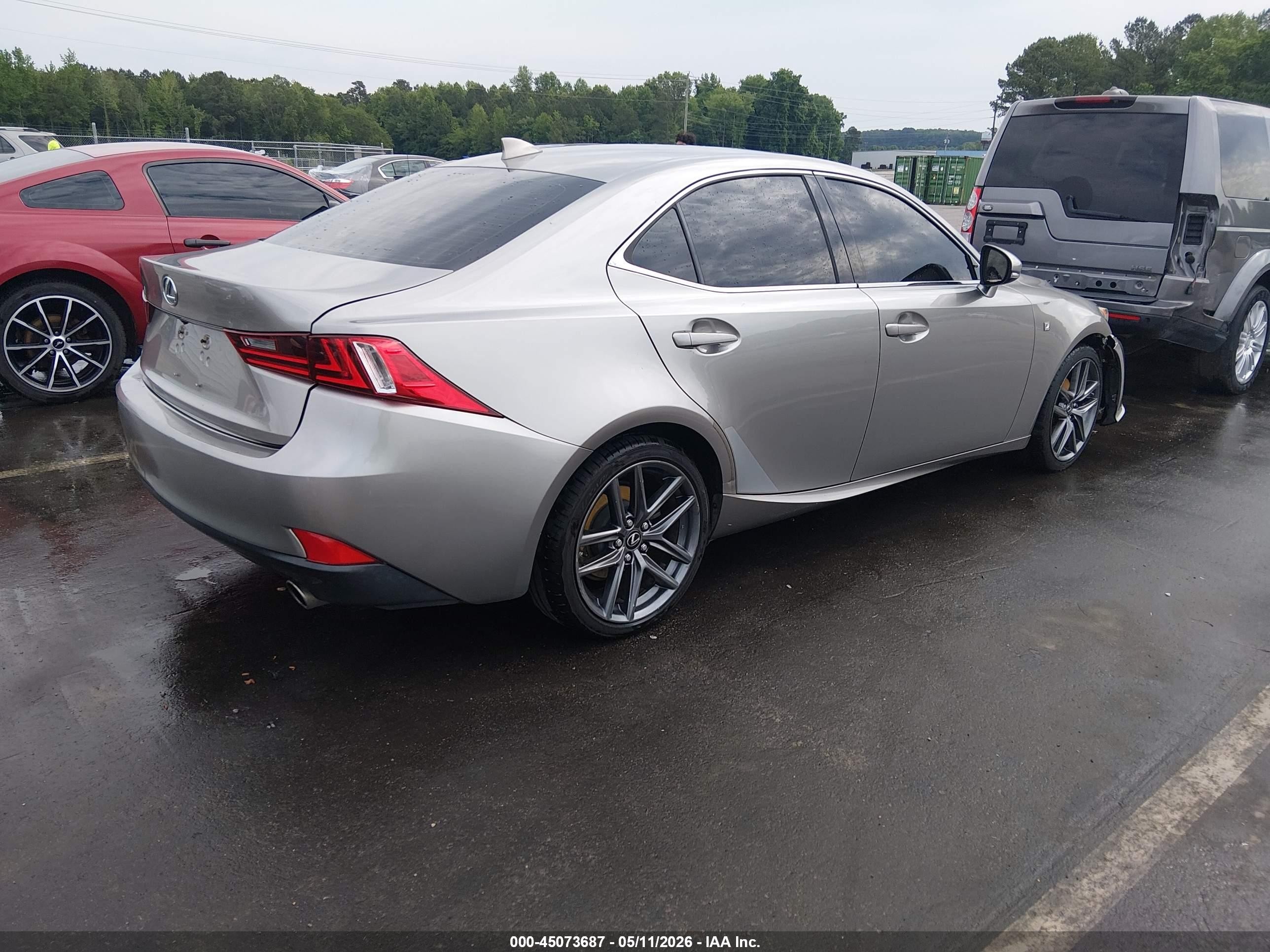 2015 Lexus Is 250 Silver vin: JTHCF1D2XF5026127