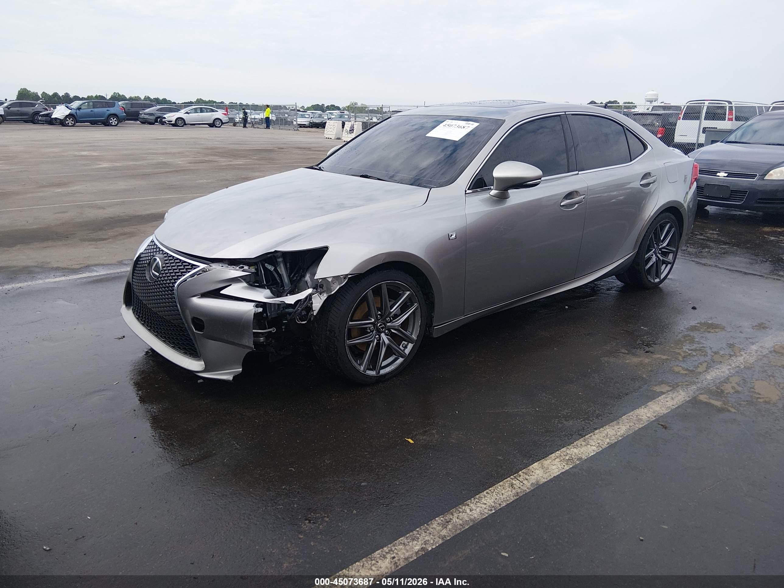 2015 Lexus Is 250 Silver vin: JTHCF1D2XF5026127