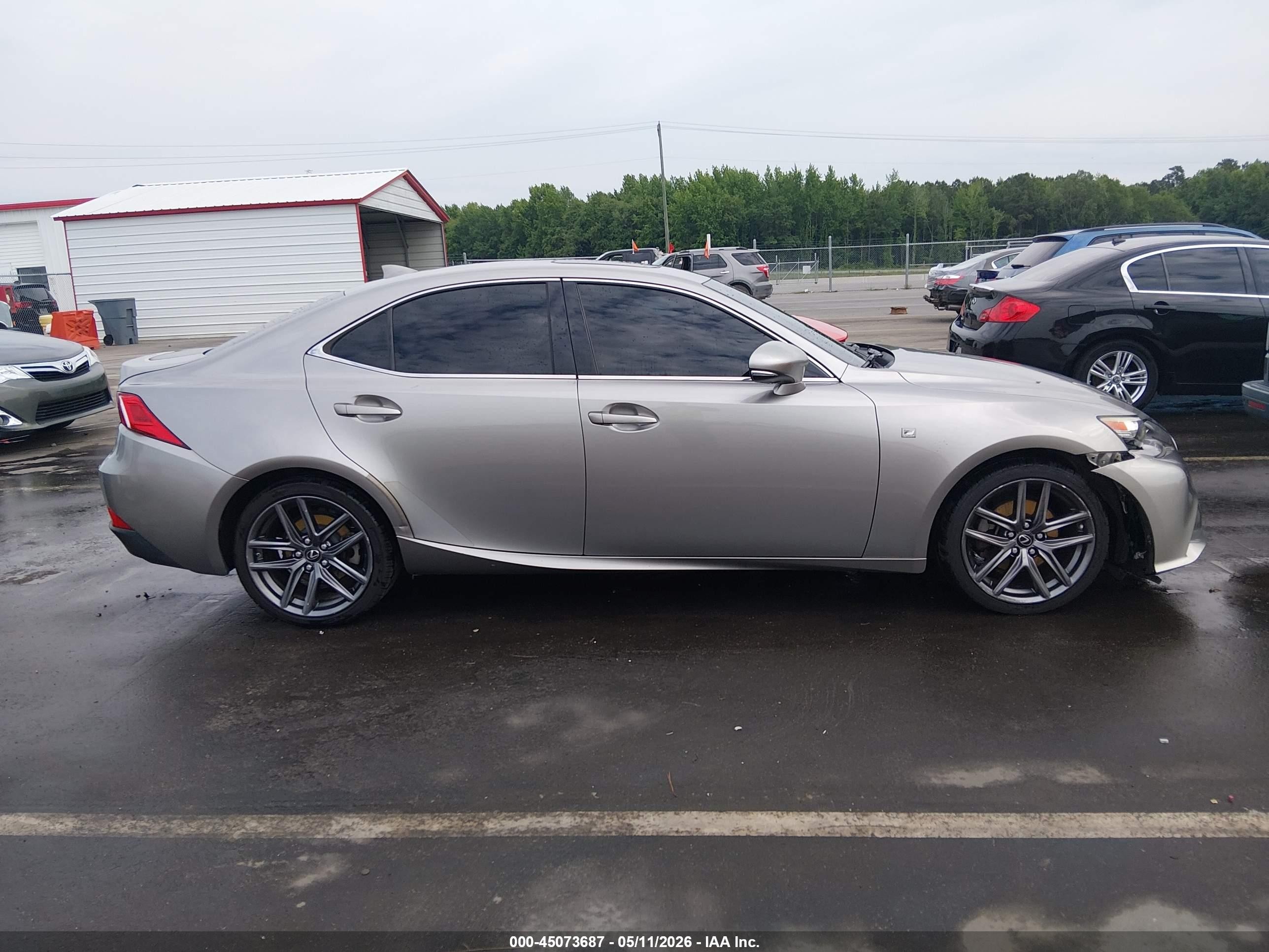 2015 Lexus Is 250 Silver vin: JTHCF1D2XF5026127