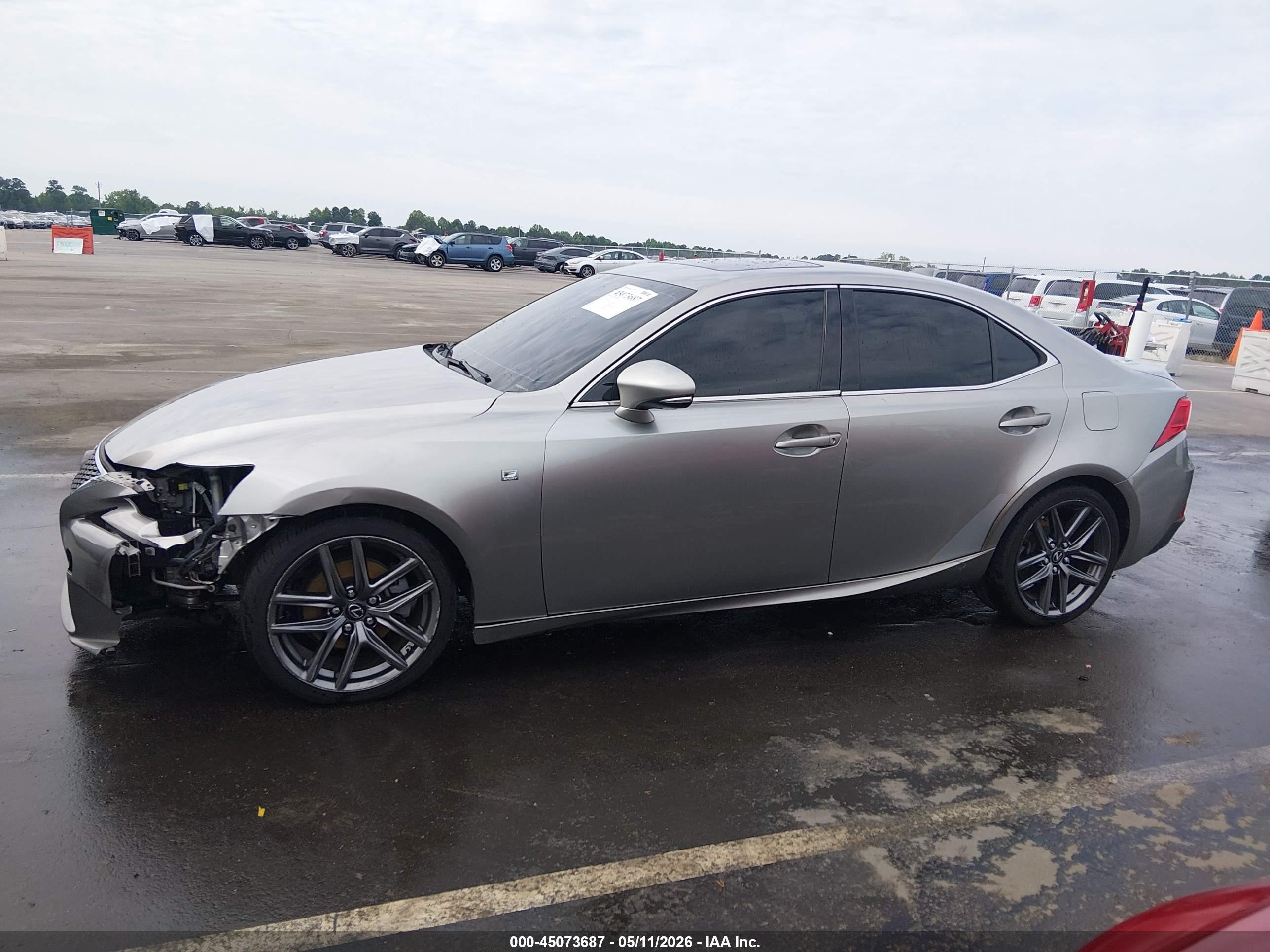 2015 Lexus Is 250 Silver vin: JTHCF1D2XF5026127