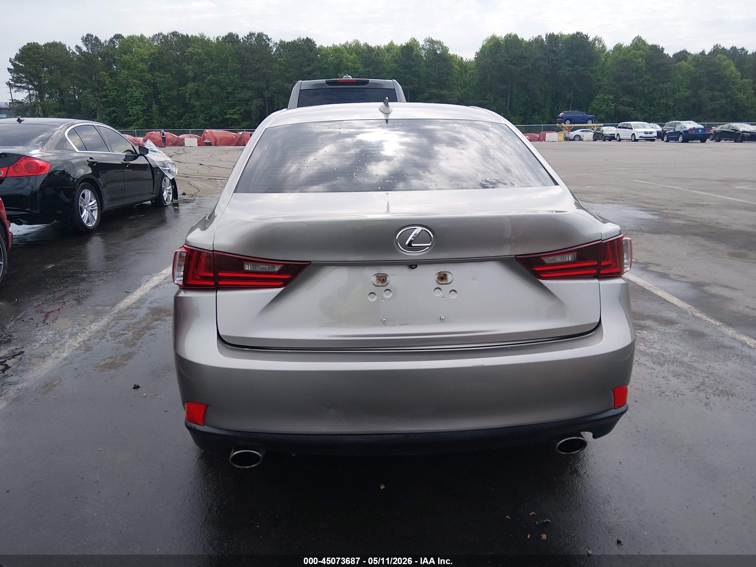 2015 Lexus Is 250 Silver vin: JTHCF1D2XF5026127