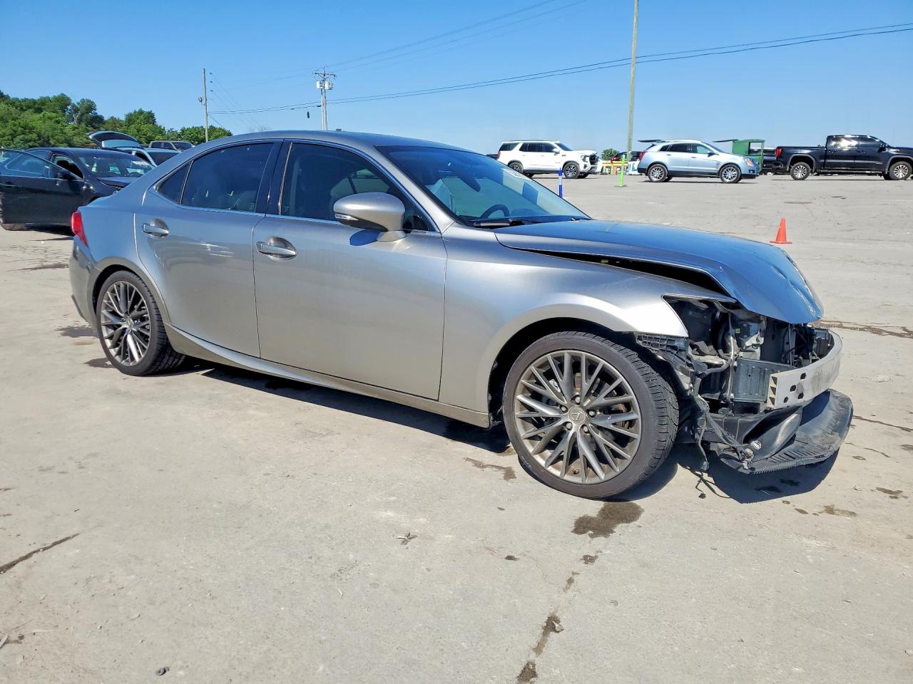 2015 Lexus Is 250 Silver vin: JTHCF1D2XF5026757