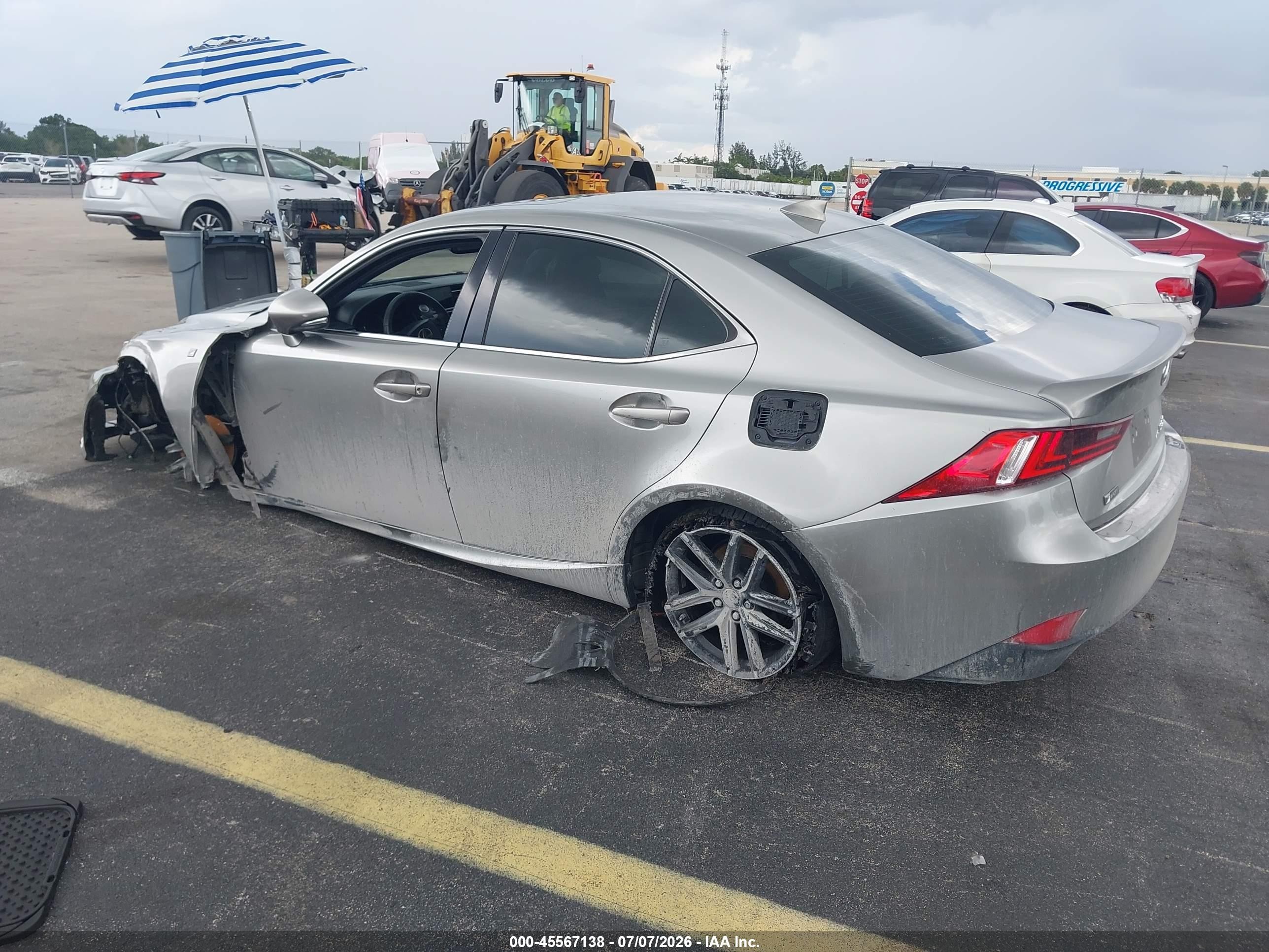 2015 Lexus Is 250   Gray vin: JTHCF1D2XF5028492