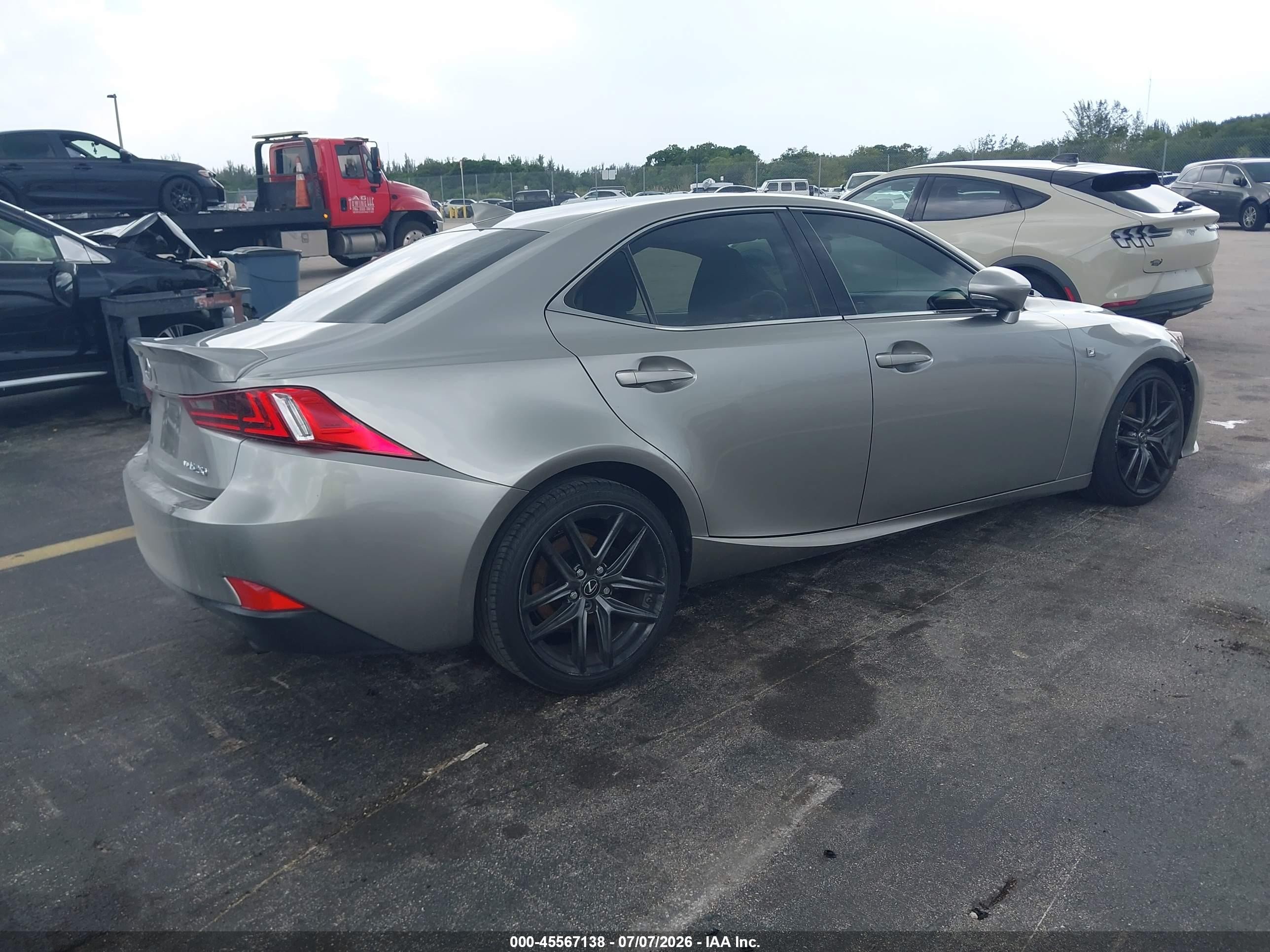 2015 Lexus Is 250   Gray vin: JTHCF1D2XF5028492