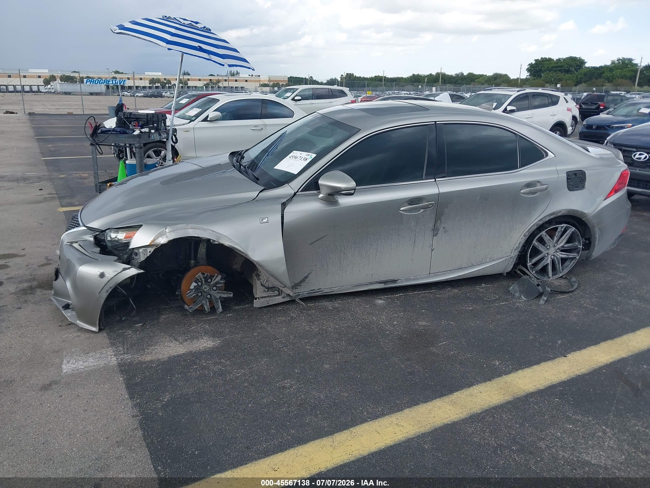 2015 Lexus Is 250   Gray vin: JTHCF1D2XF5028492