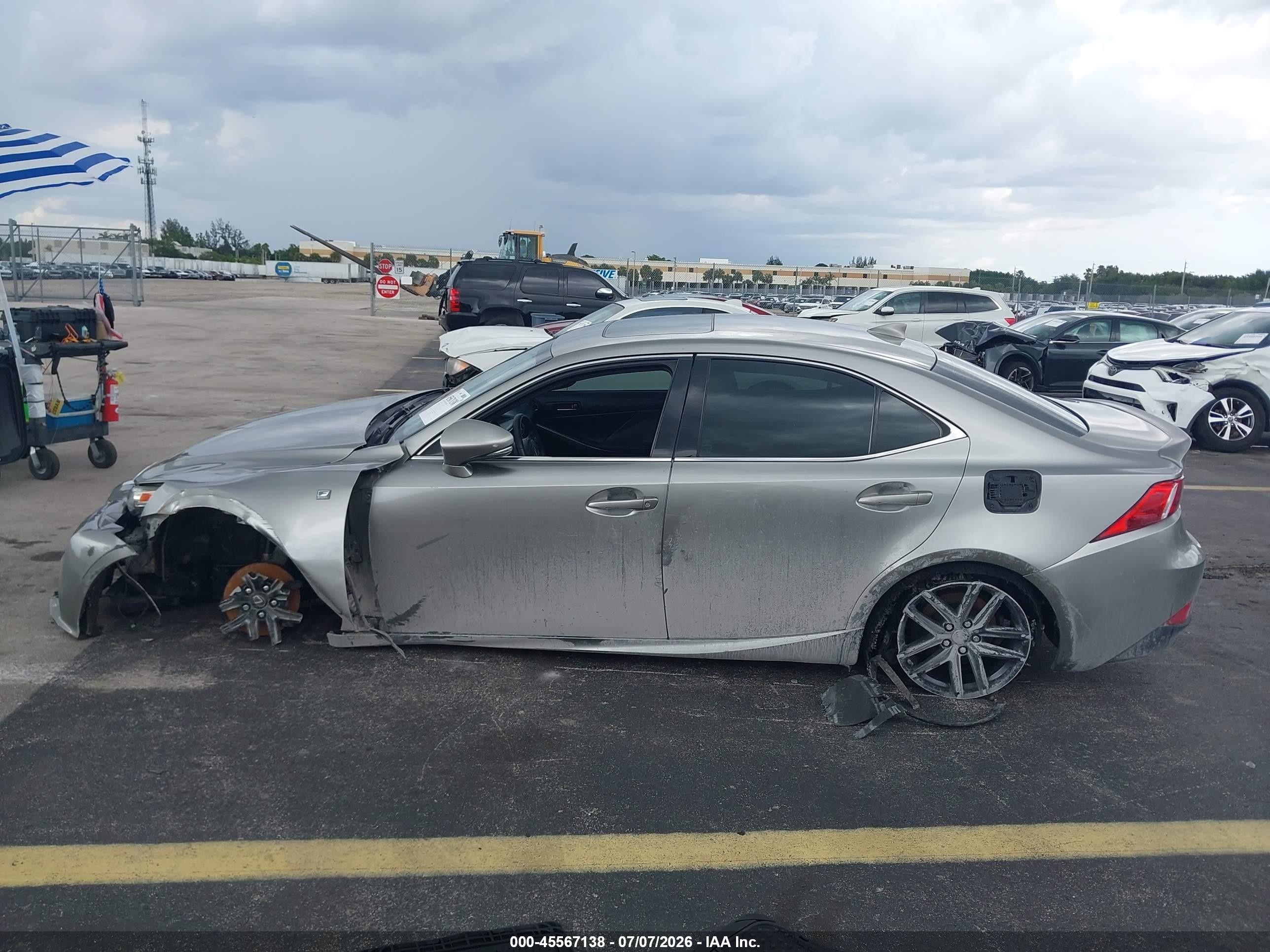 2015 Lexus Is 250   Gray vin: JTHCF1D2XF5028492