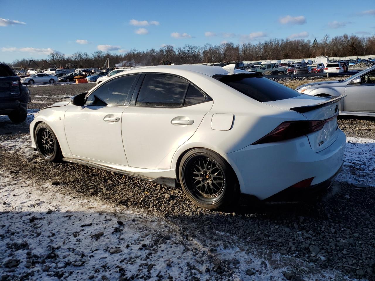 2015 Lexus Is 250 White vin: JTHCF1D2XF5028590
