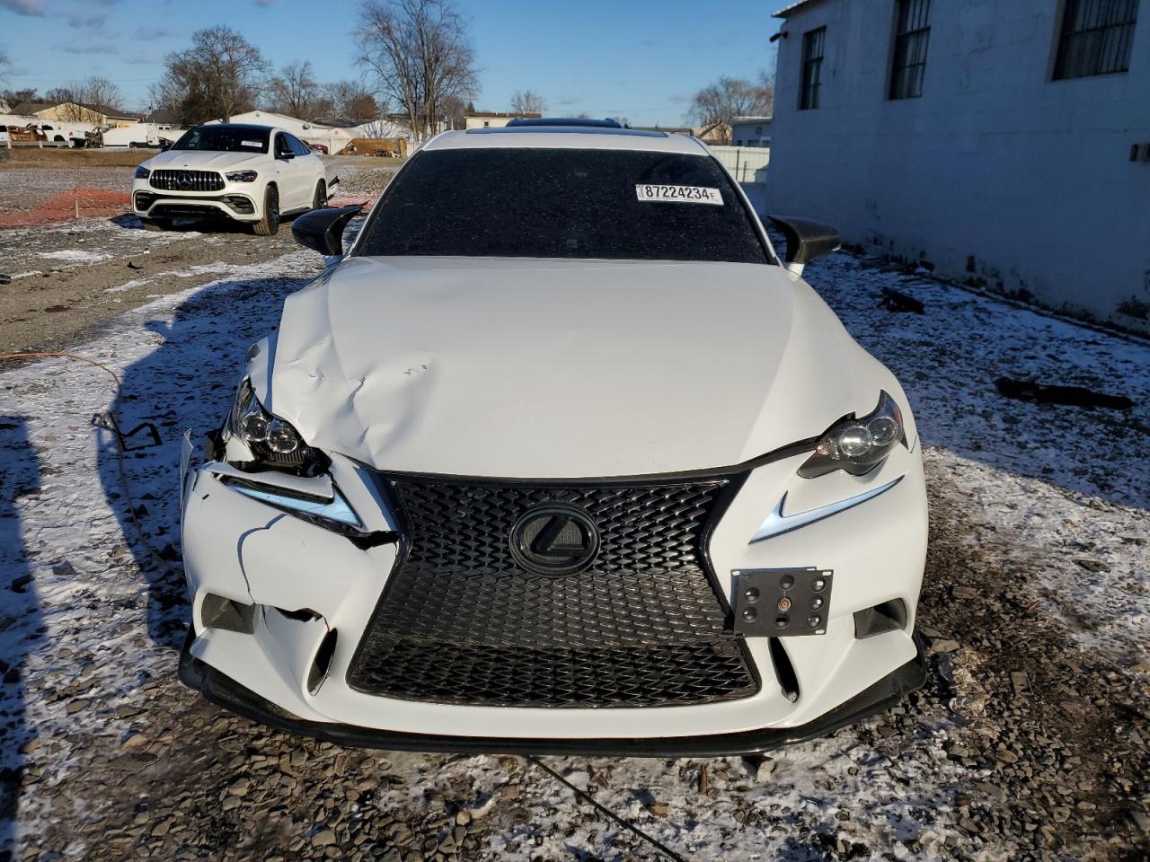 2015 Lexus Is 250 White vin: JTHCF1D2XF5028590