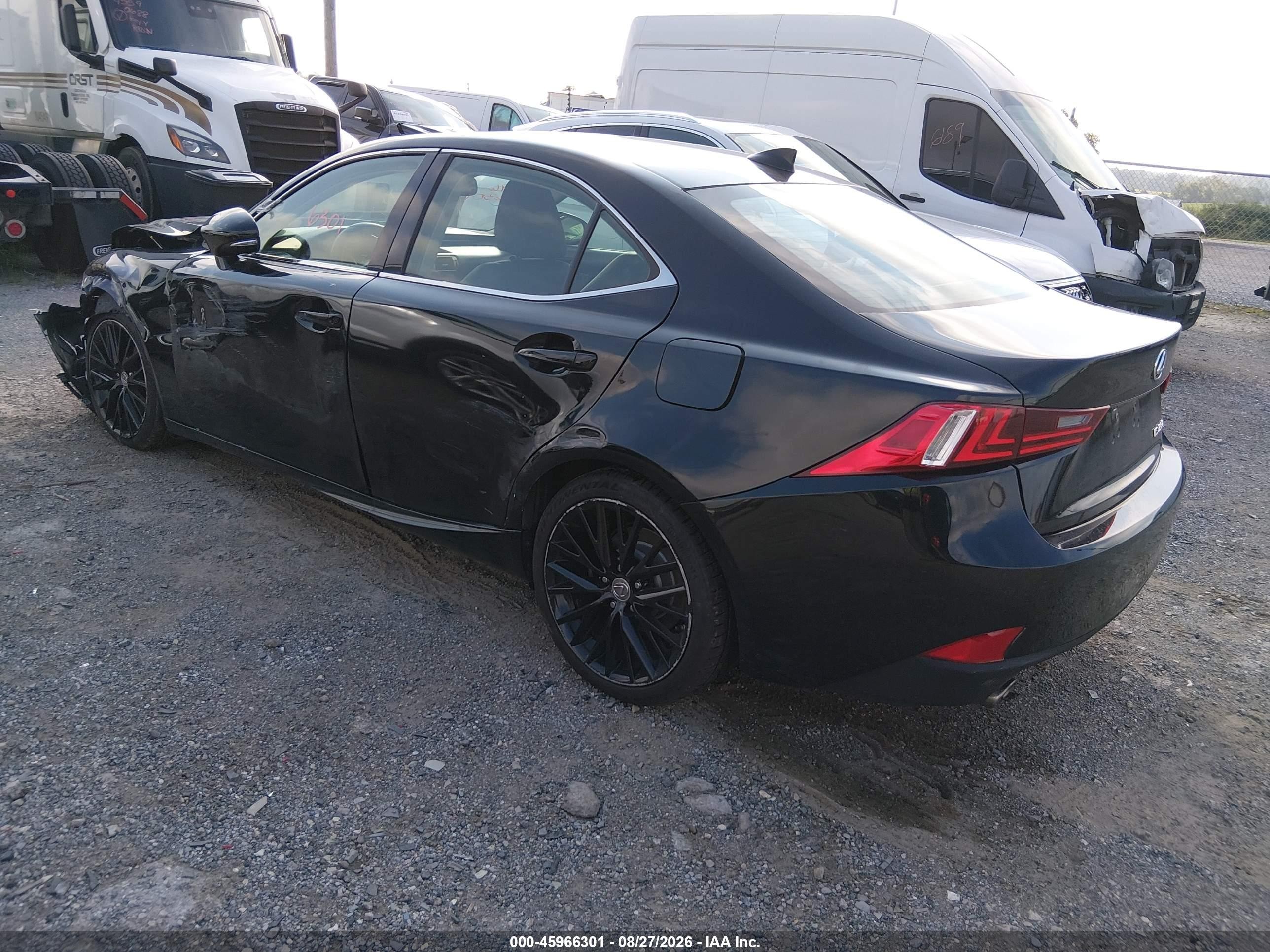 2015 Lexus Is 250 Black vin: JTHCF1D2XF5028640