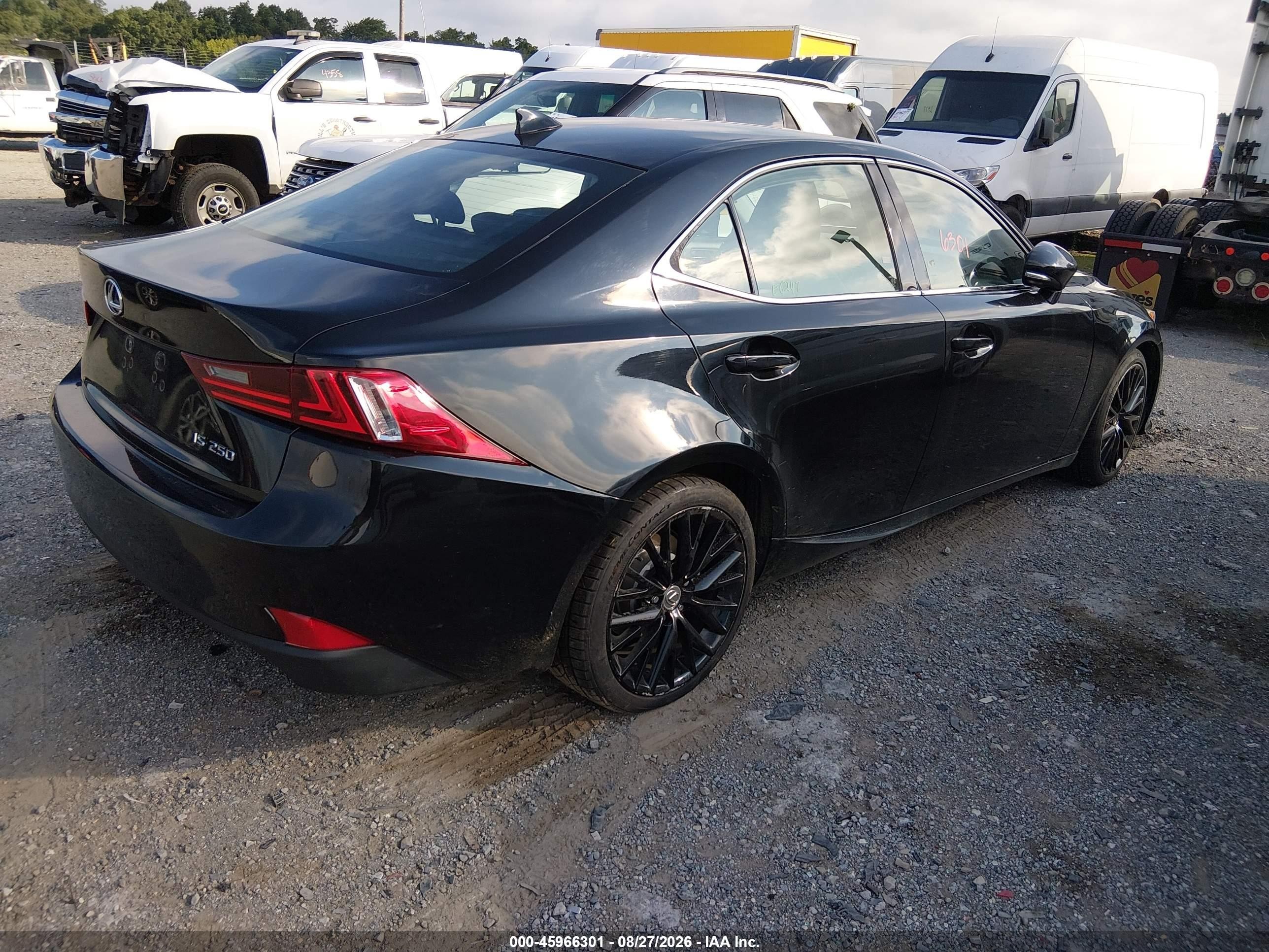 2015 Lexus Is 250 Black vin: JTHCF1D2XF5028640