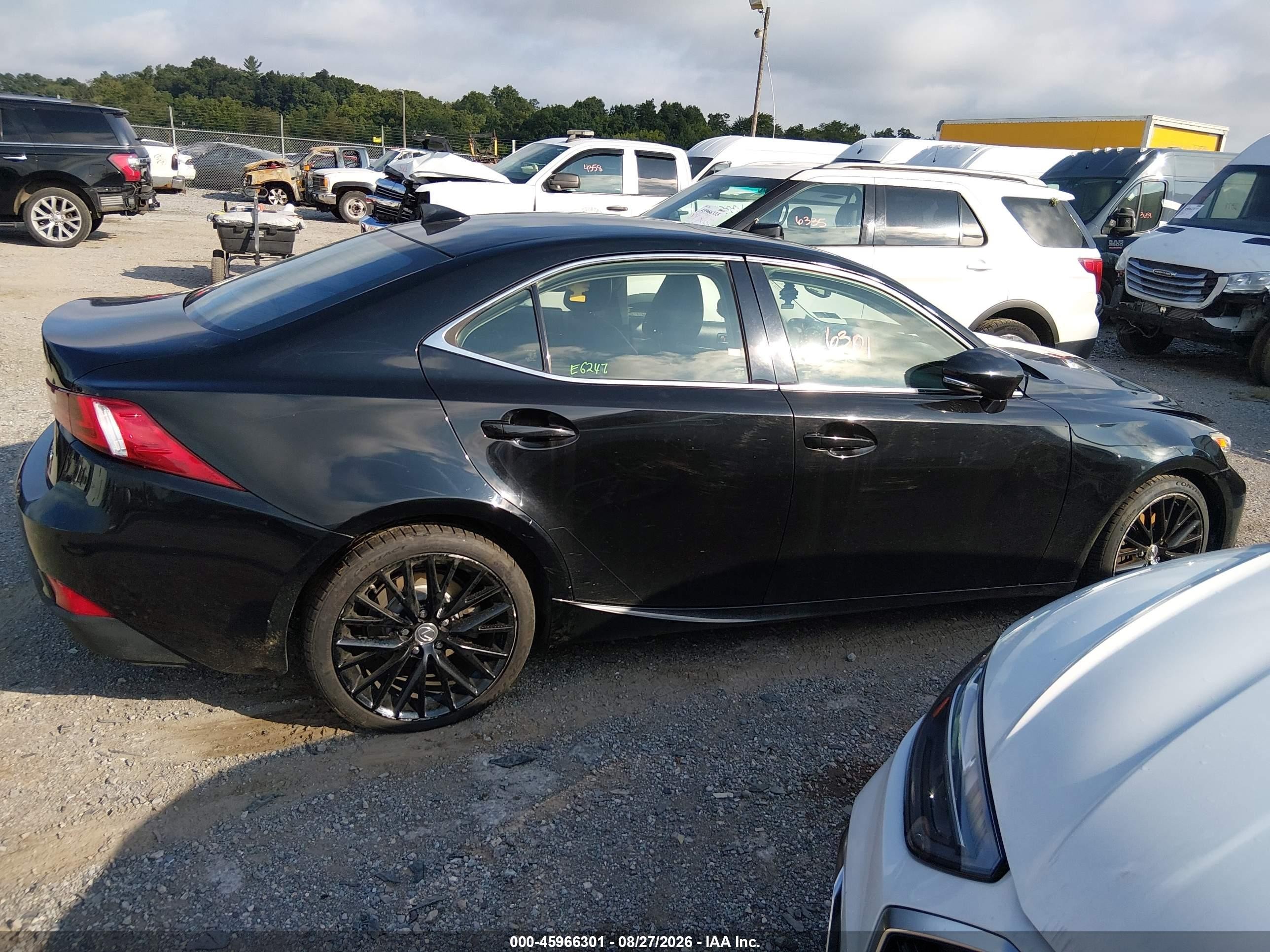 2015 Lexus Is 250 Black vin: JTHCF1D2XF5028640