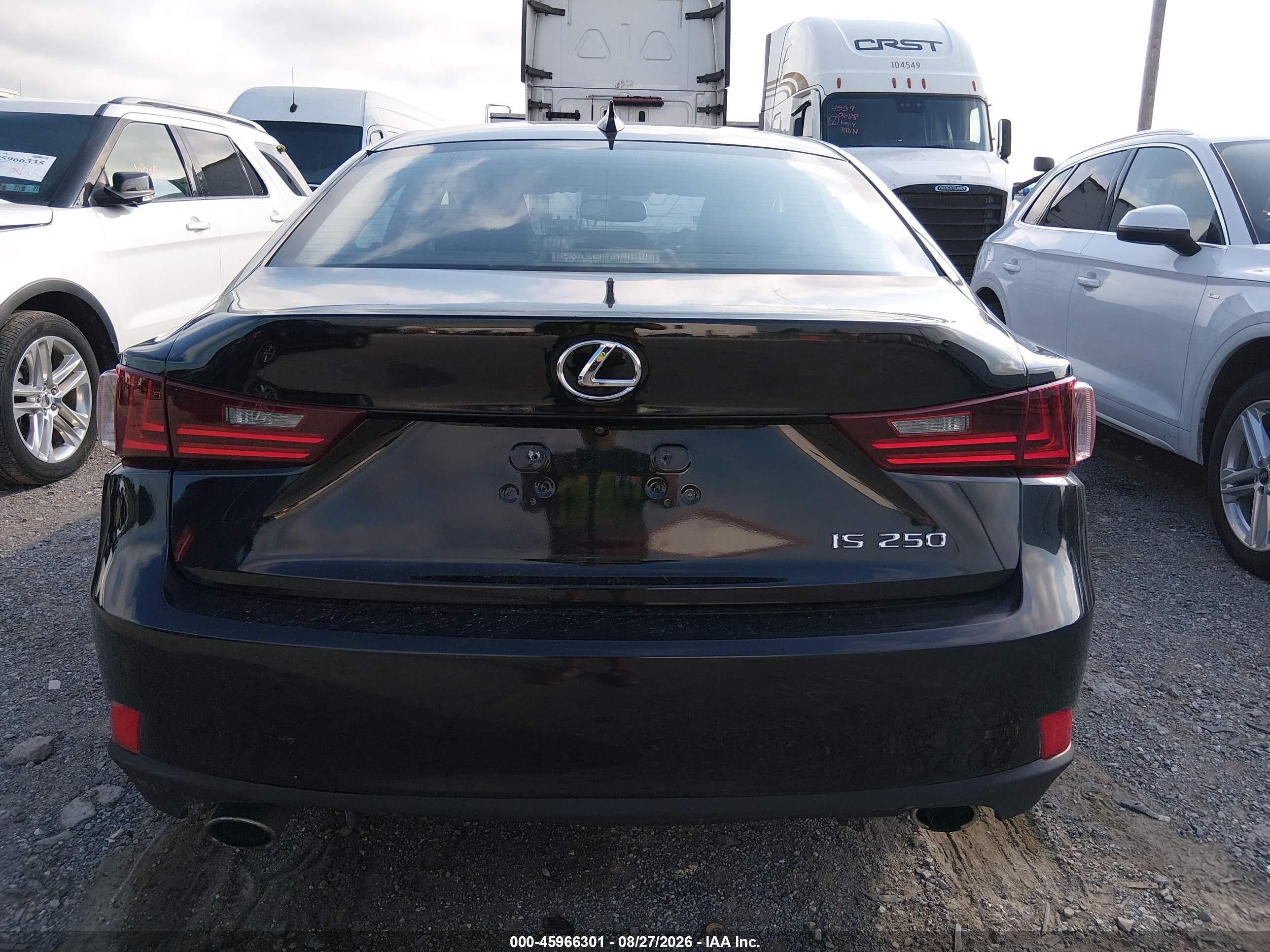 2015 Lexus Is 250 Black vin: JTHCF1D2XF5028640