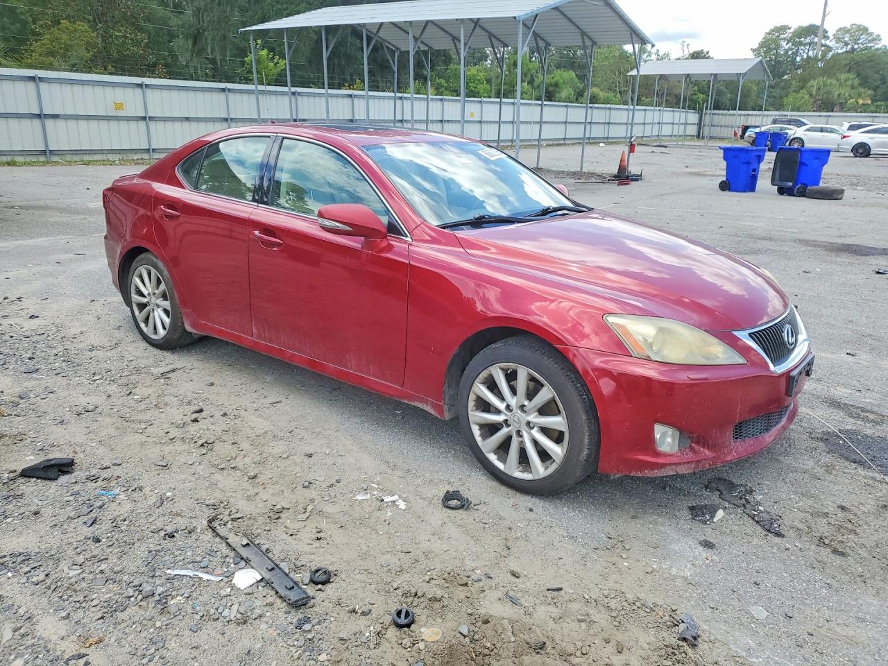 2010 Lexus Is 250 Red vin: JTHCF5C20A2033039