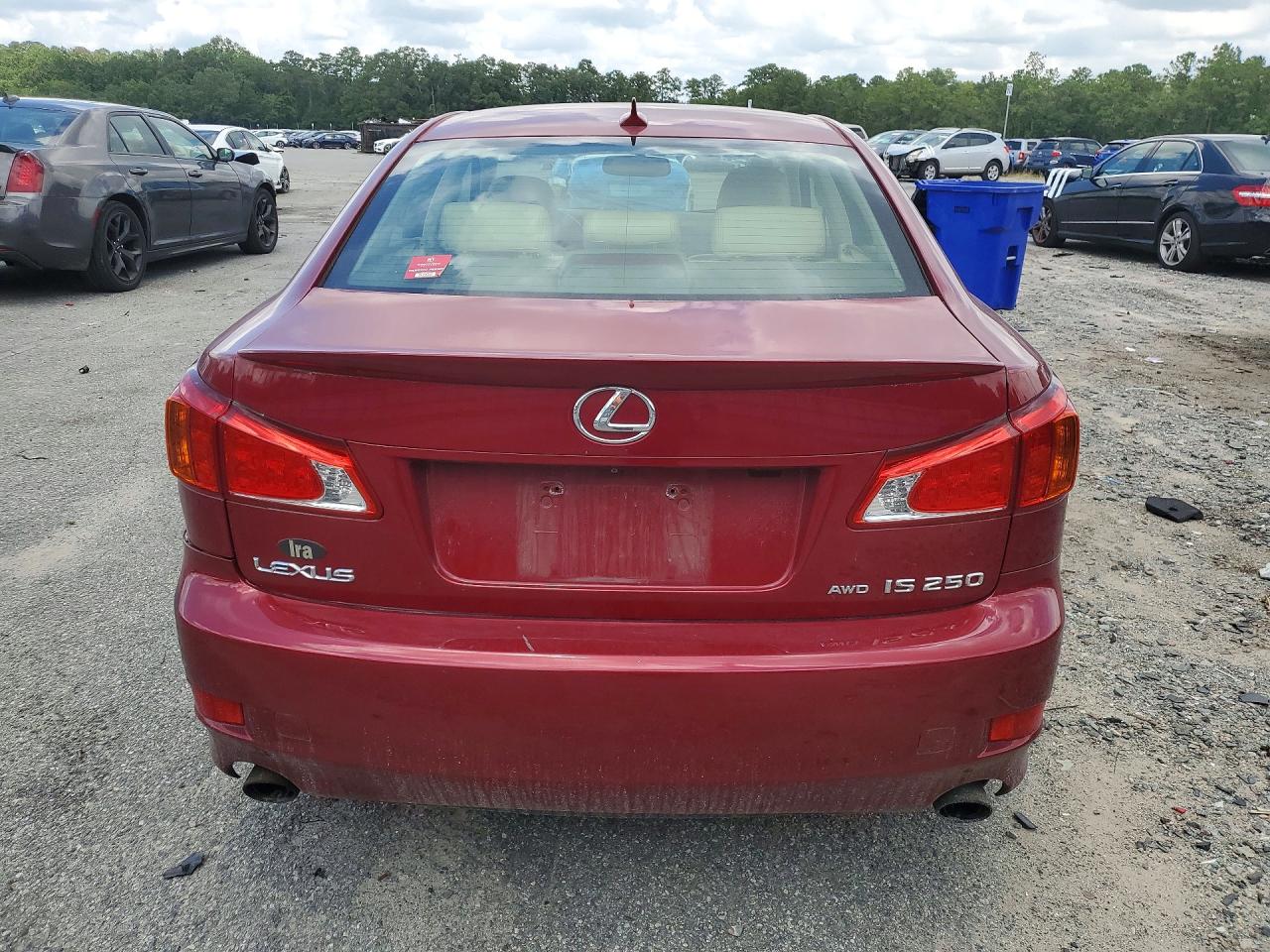 2010 Lexus Is 250 Red vin: JTHCF5C20A2033039