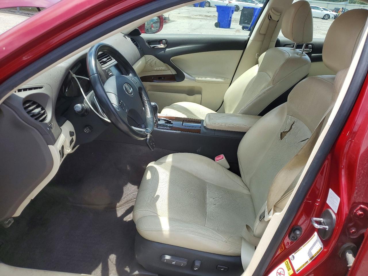 2010 Lexus Is 250 Red vin: JTHCF5C20A2033039