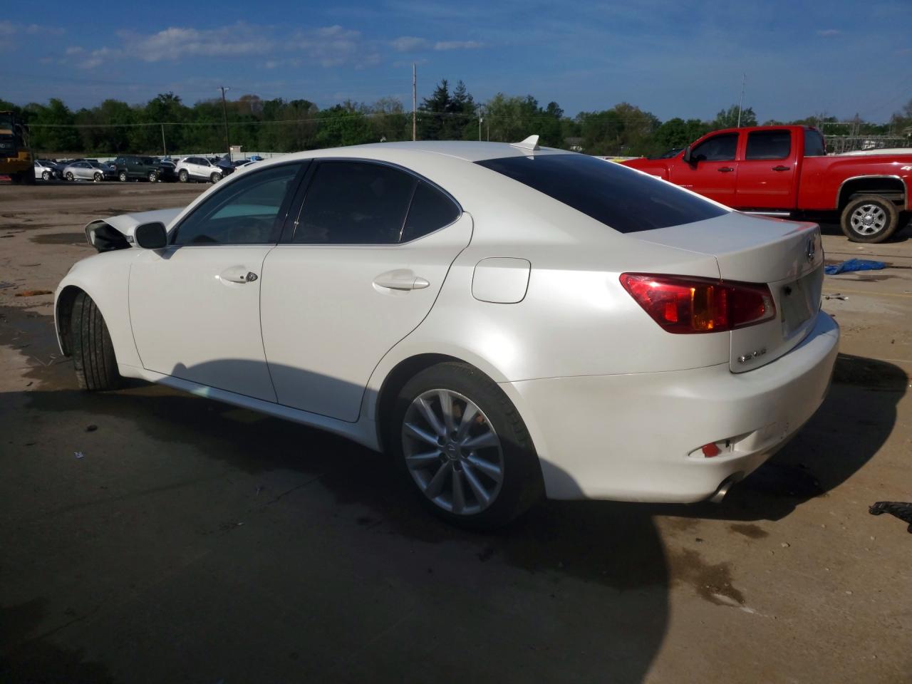 2010 Lexus Is 250 White vin: JTHCF5C20A5042175
