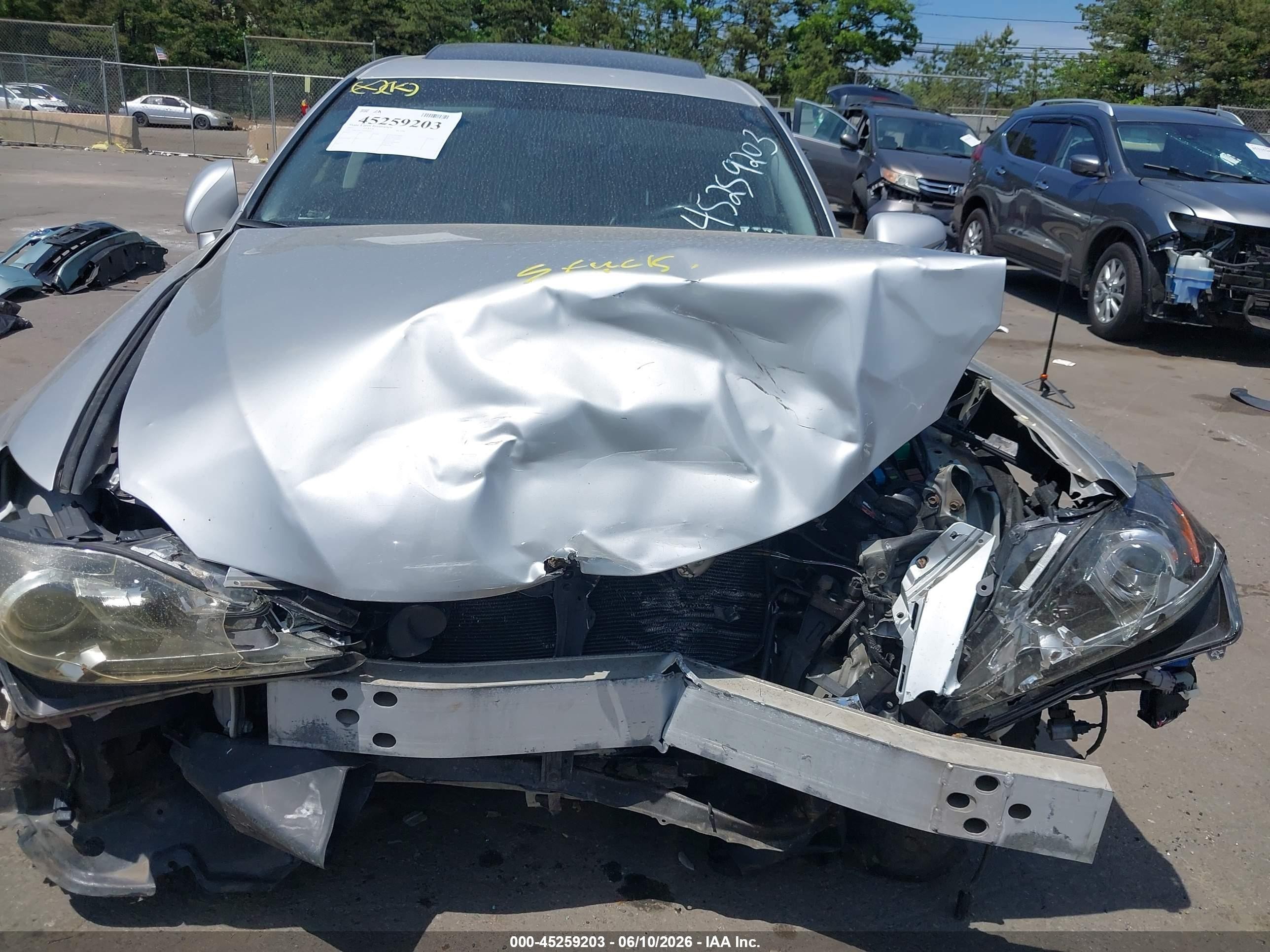 2011 Lexus Is 250   Silver vin: JTHCF5C20B5049287