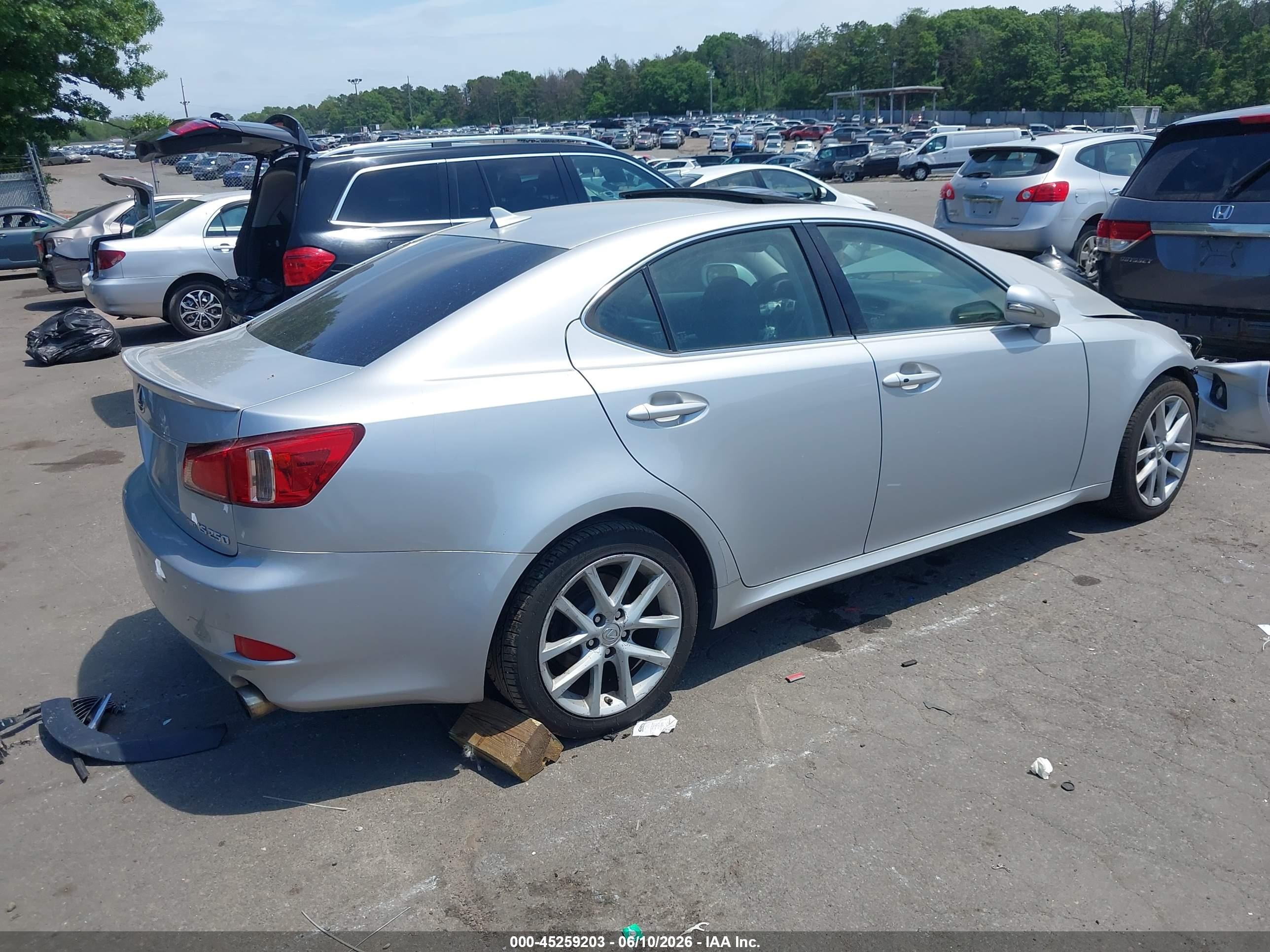 2011 Lexus Is 250   Silver vin: JTHCF5C20B5049287