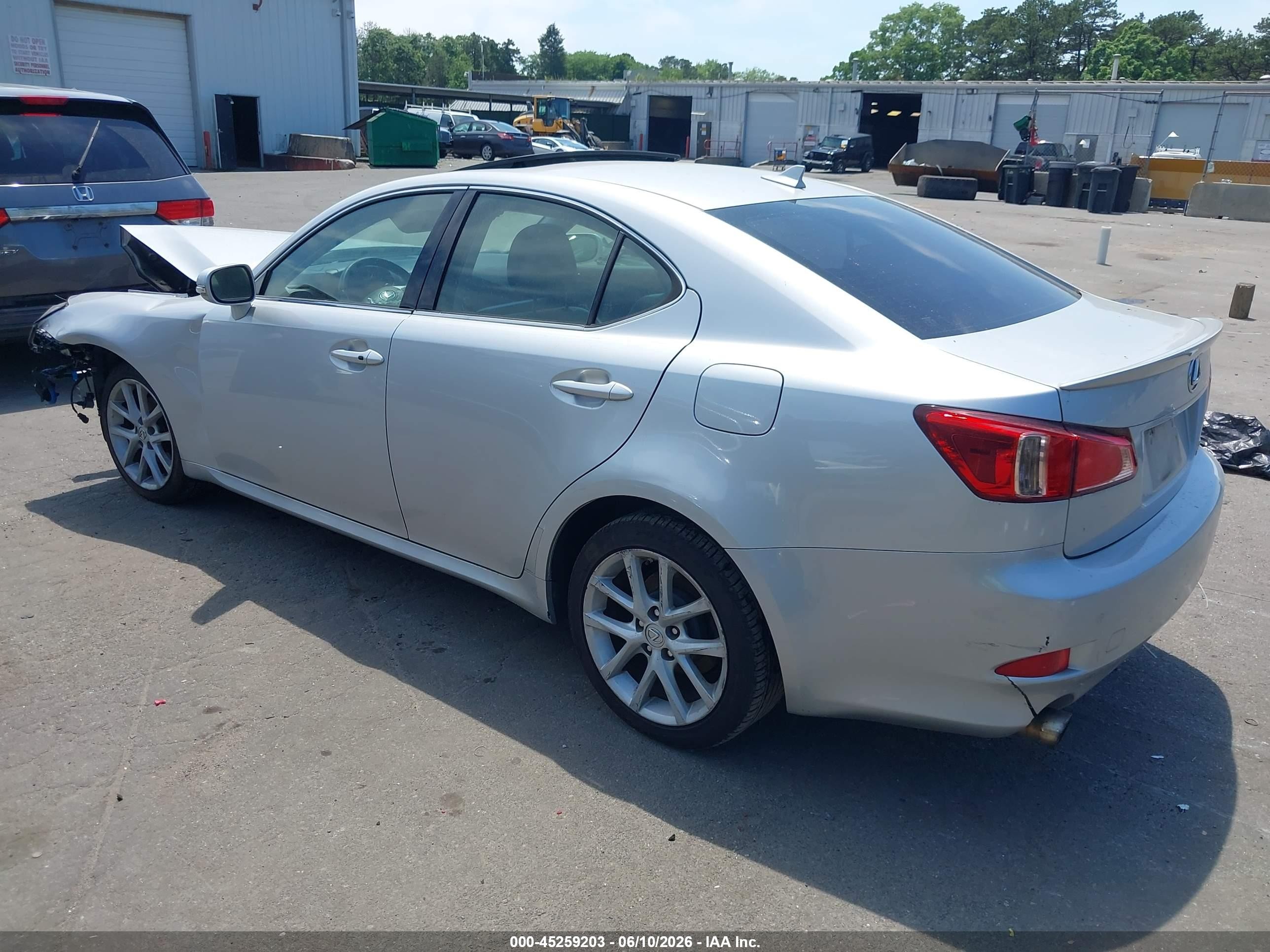 2011 Lexus Is 250   Silver vin: JTHCF5C20B5049287
