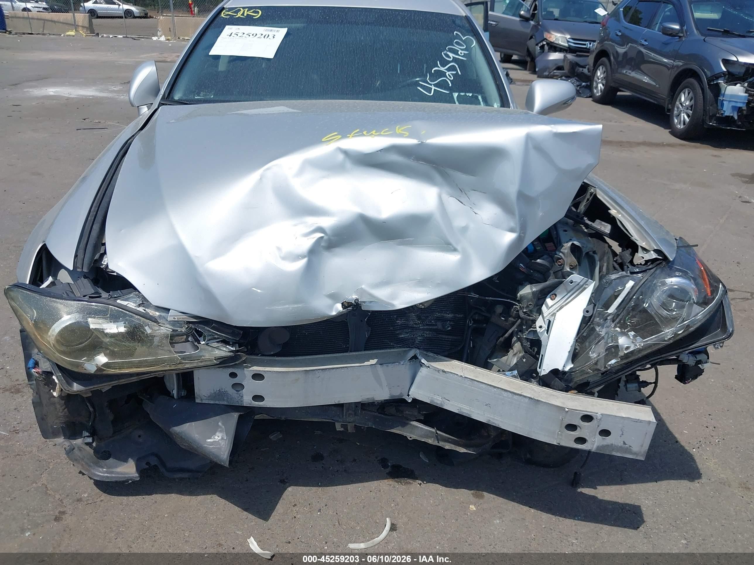 2011 Lexus Is 250   Silver vin: JTHCF5C20B5049287