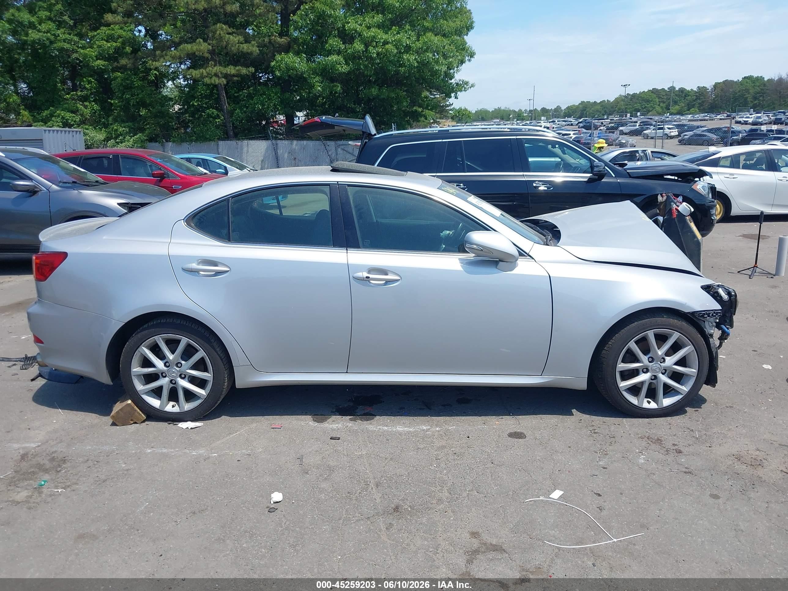 2011 Lexus Is 250   Silver vin: JTHCF5C20B5049287