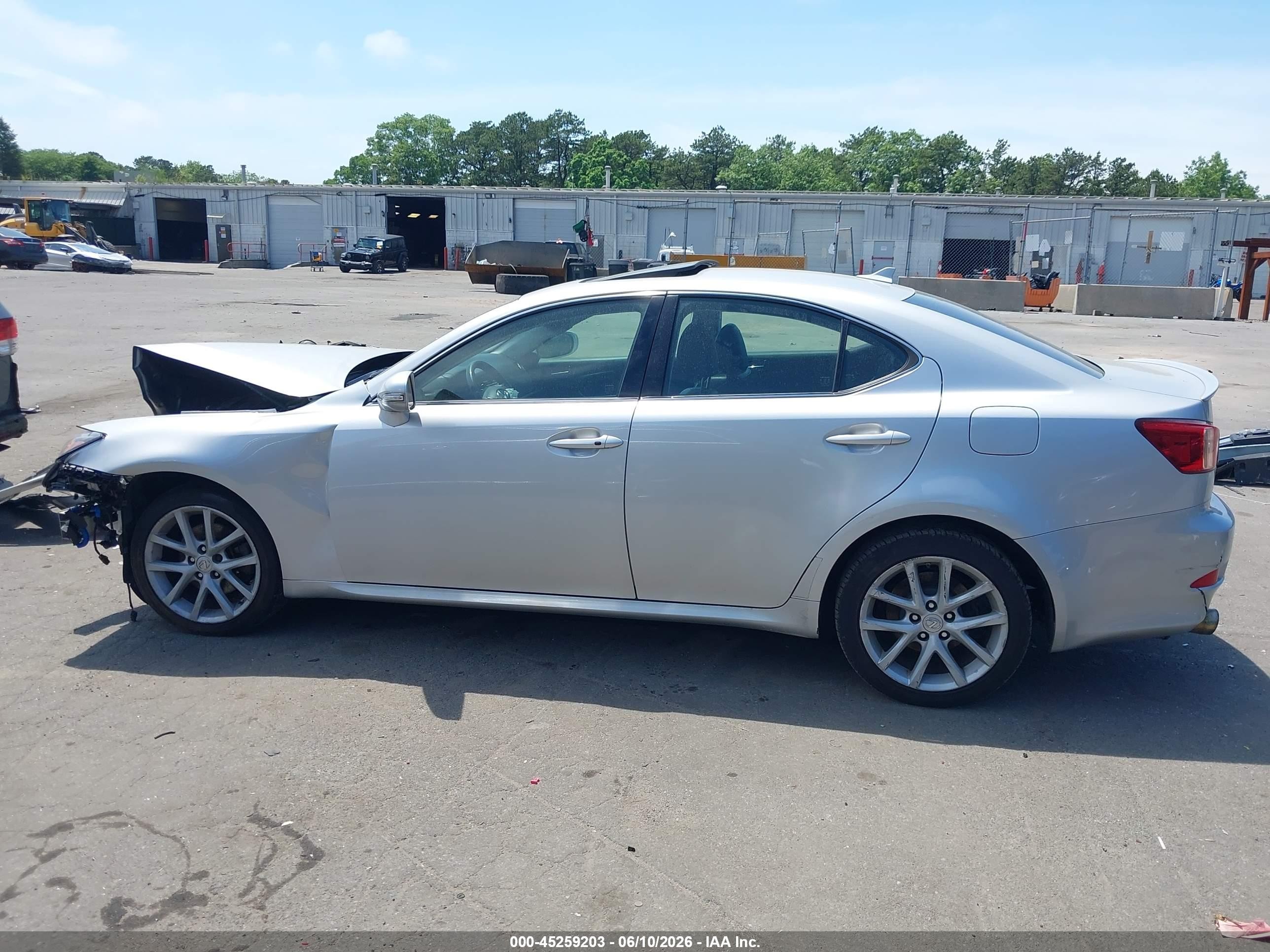 2011 Lexus Is 250   Silver vin: JTHCF5C20B5049287