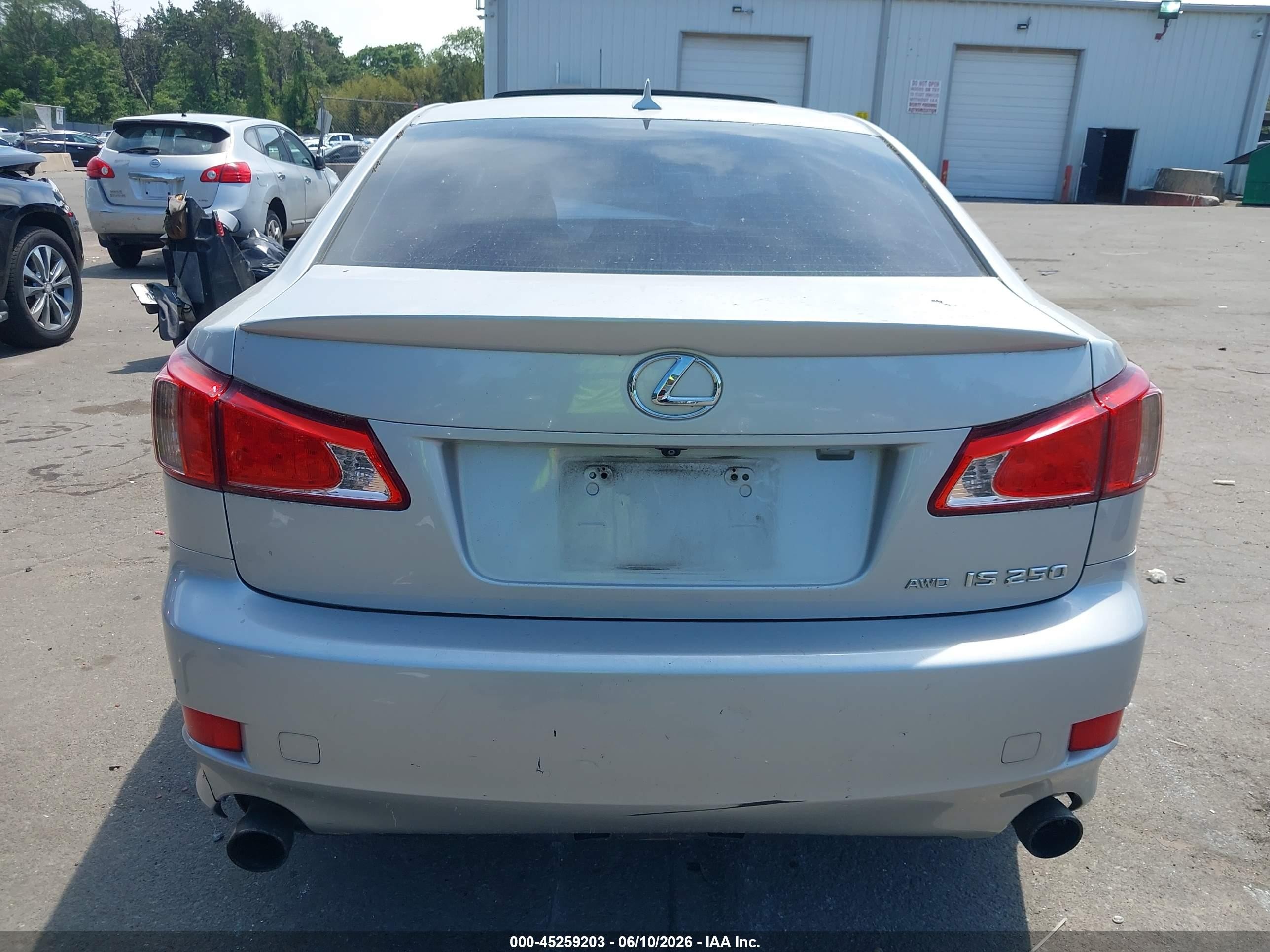 2011 Lexus Is 250   Silver vin: JTHCF5C20B5049287