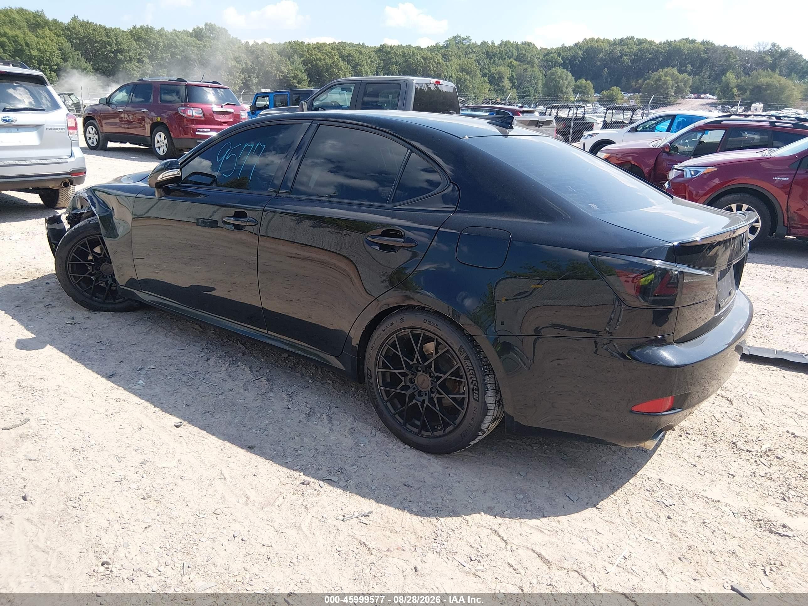 2012 Lexus Is 250   Black vin: JTHCF5C20C5057469