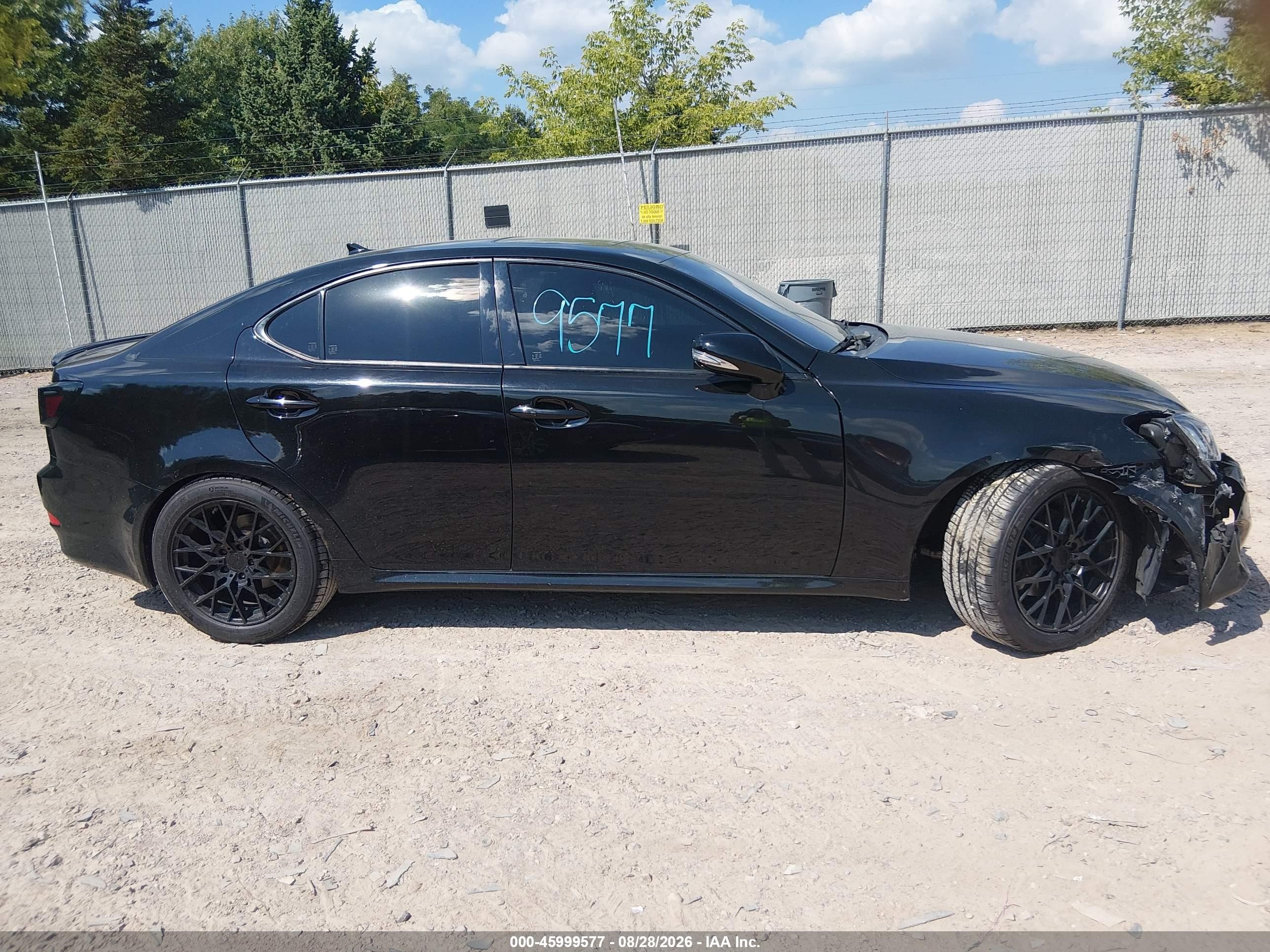 2012 Lexus Is 250   Black vin: JTHCF5C20C5057469