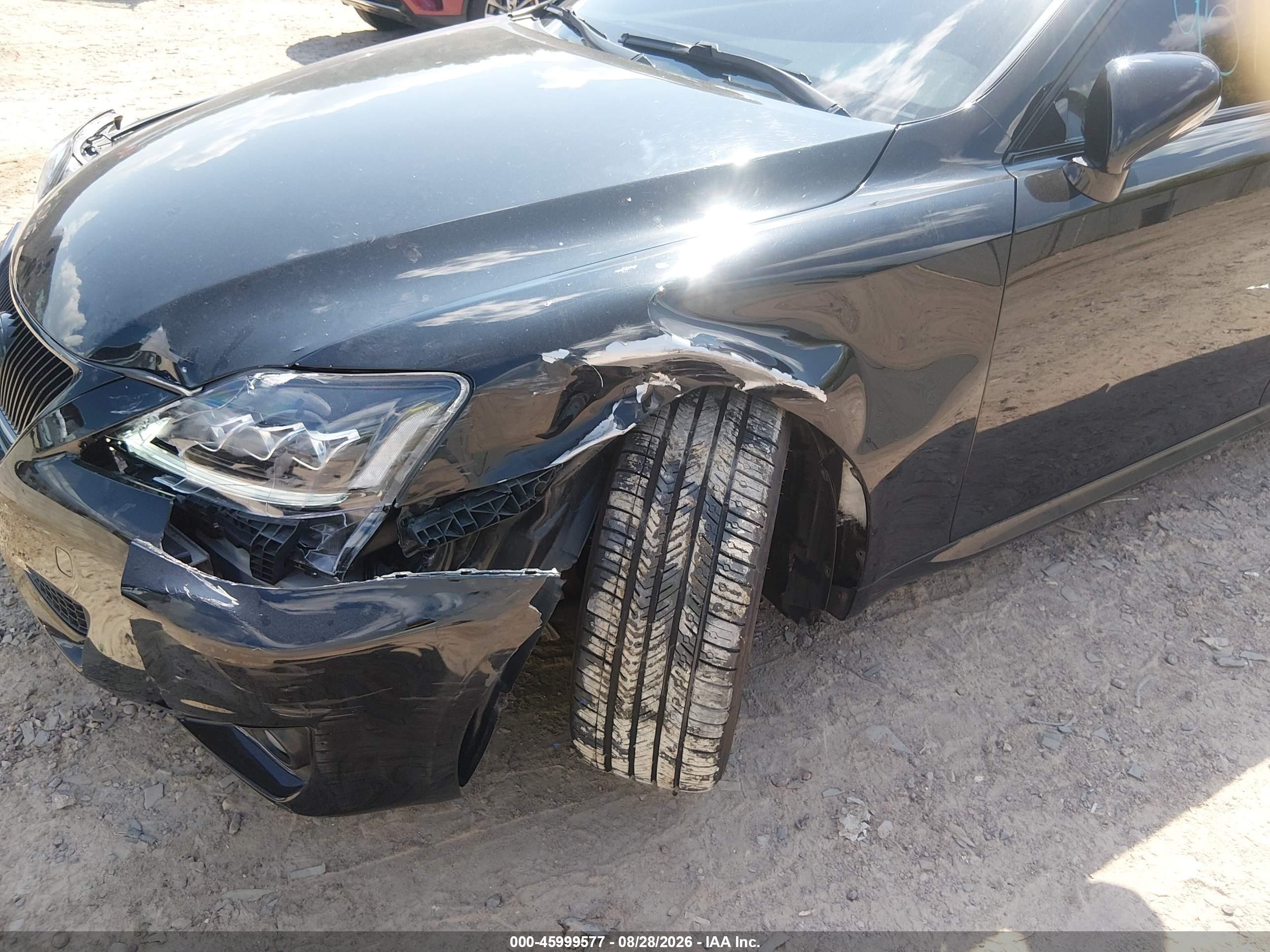 2012 Lexus Is 250   Black vin: JTHCF5C20C5057469
