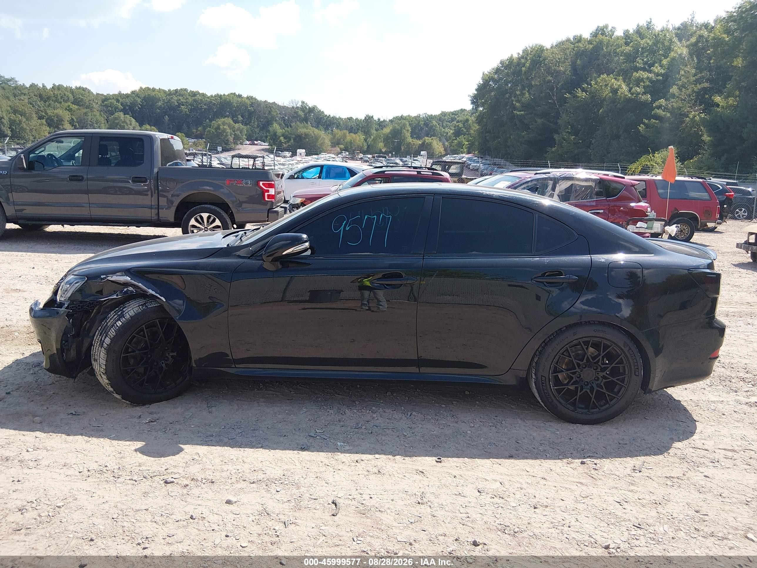 2012 Lexus Is 250   Black vin: JTHCF5C20C5057469