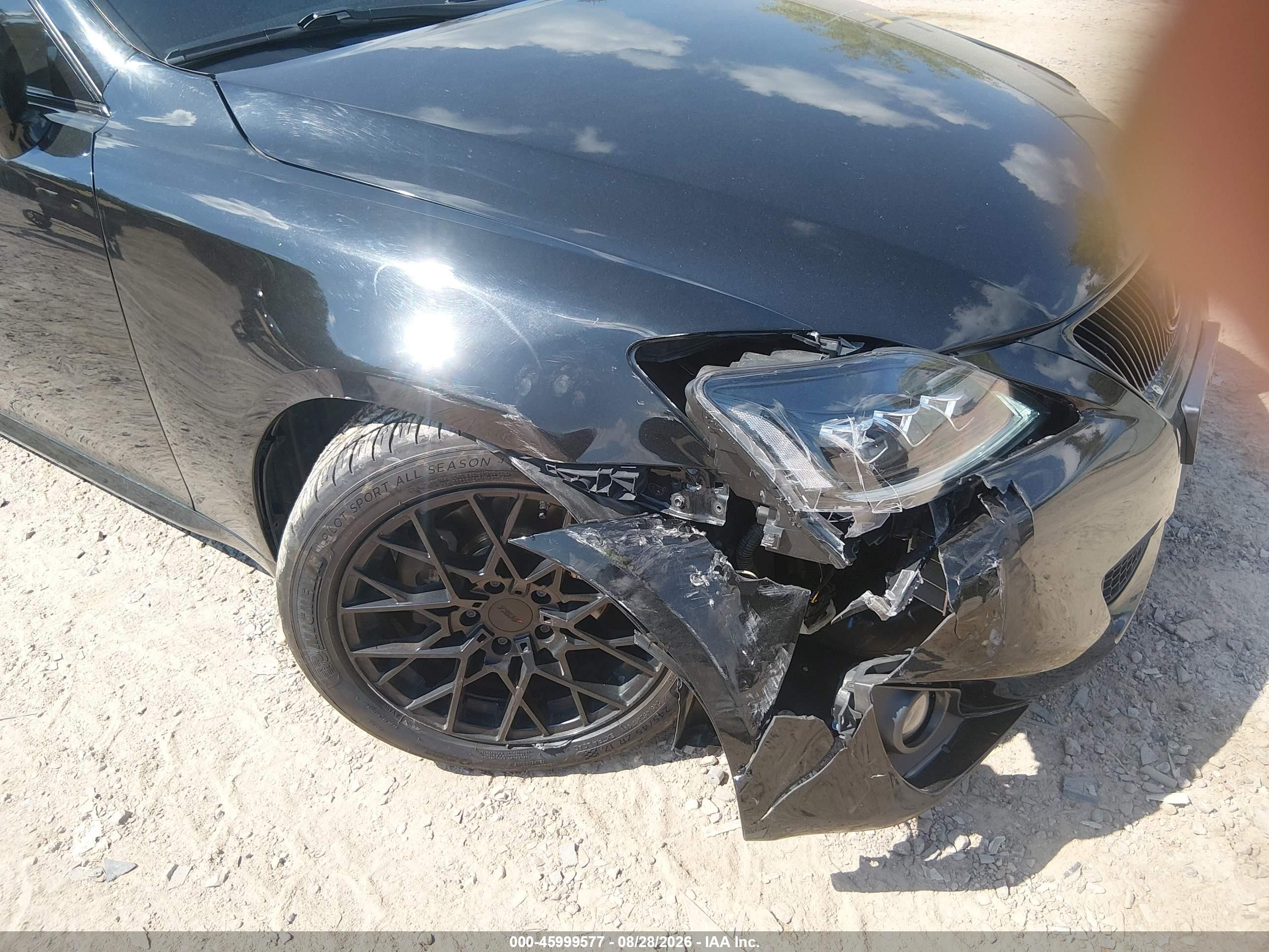 2012 Lexus Is 250   Black vin: JTHCF5C20C5057469