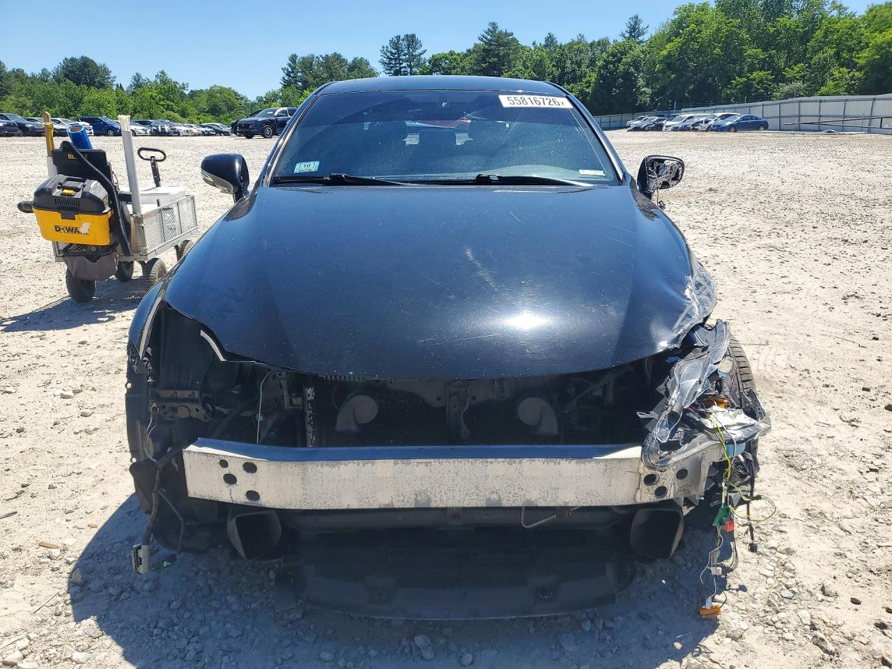 2012 Lexus Is 250 Black vin: JTHCF5C20C5059898