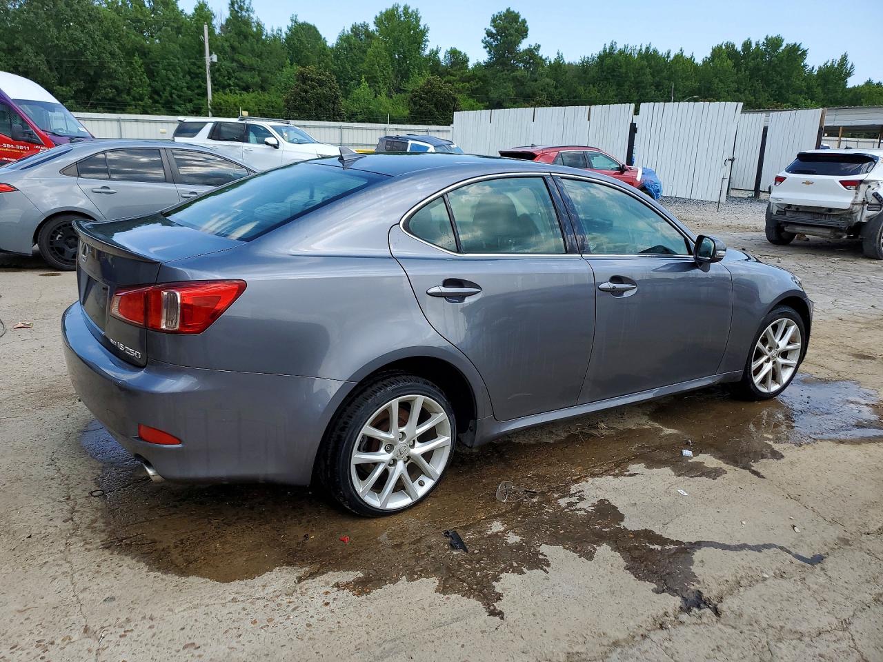 2012 Lexus Is 250 Gray vin: JTHCF5C20C5060551
