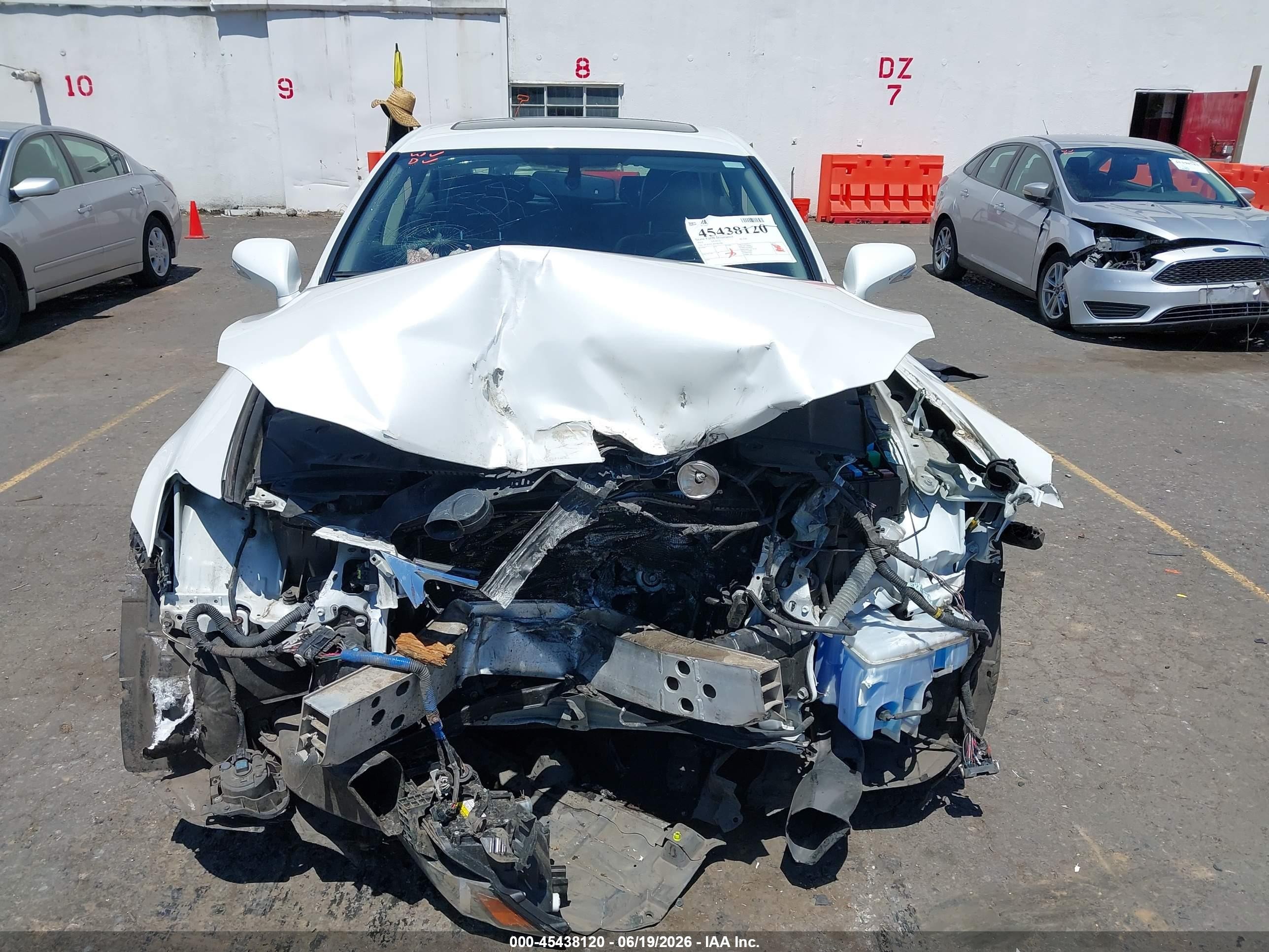 2013 Lexus Is 250   White vin: JTHCF5C20D5063886