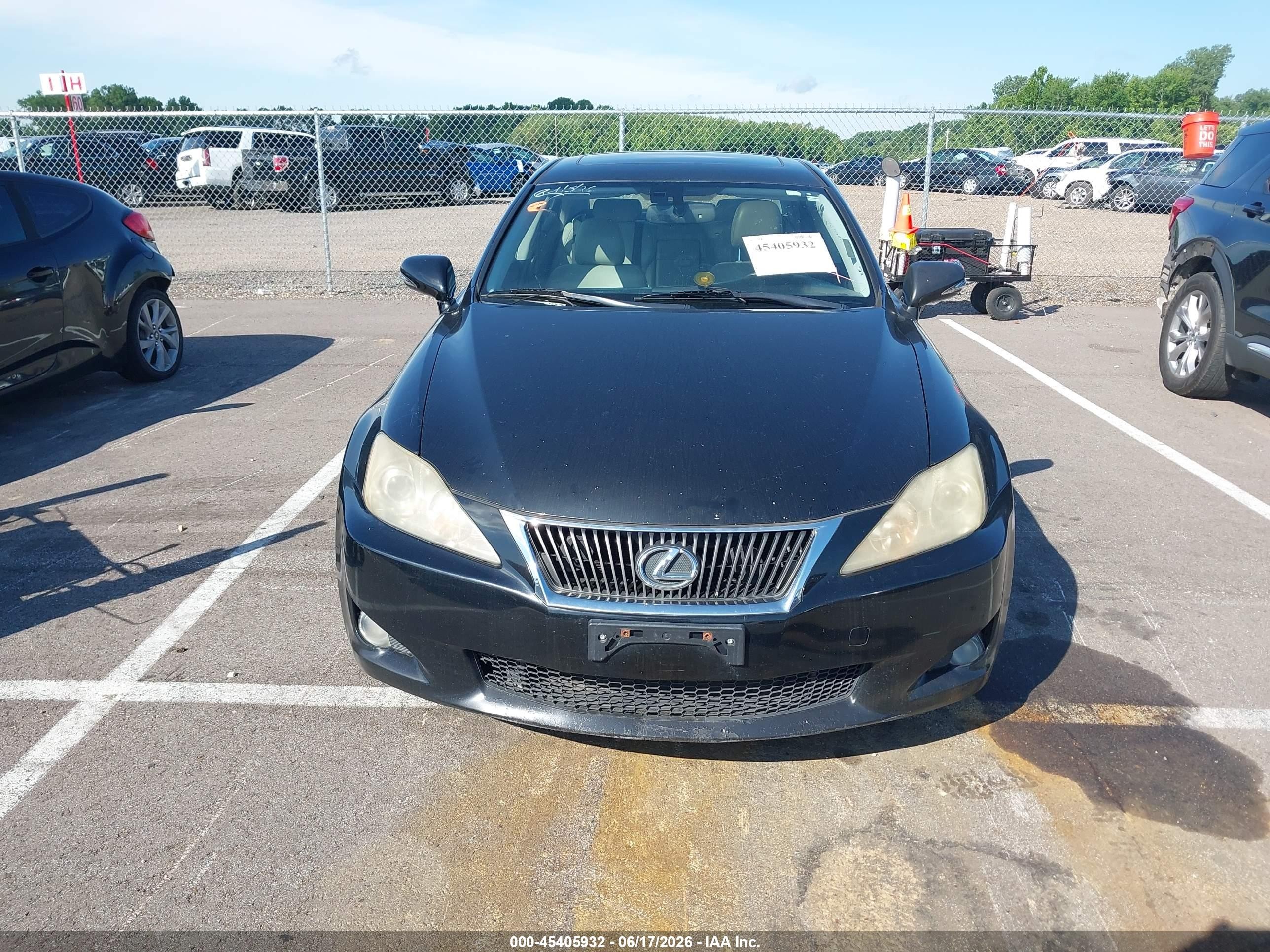 2010 Lexus Is 250   Tan vin: JTHCF5C21A5039091