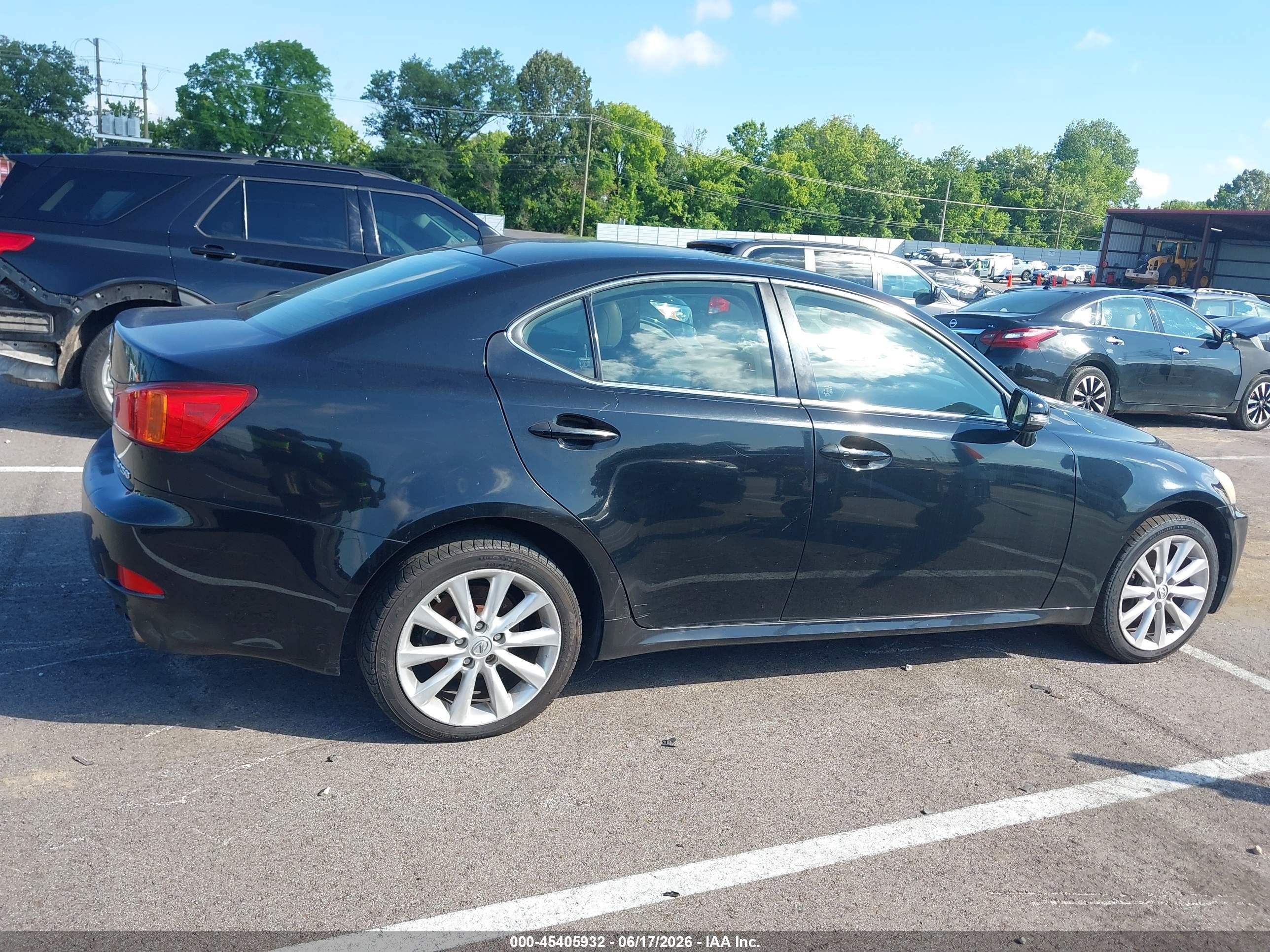 2010 Lexus Is 250   Tan vin: JTHCF5C21A5039091