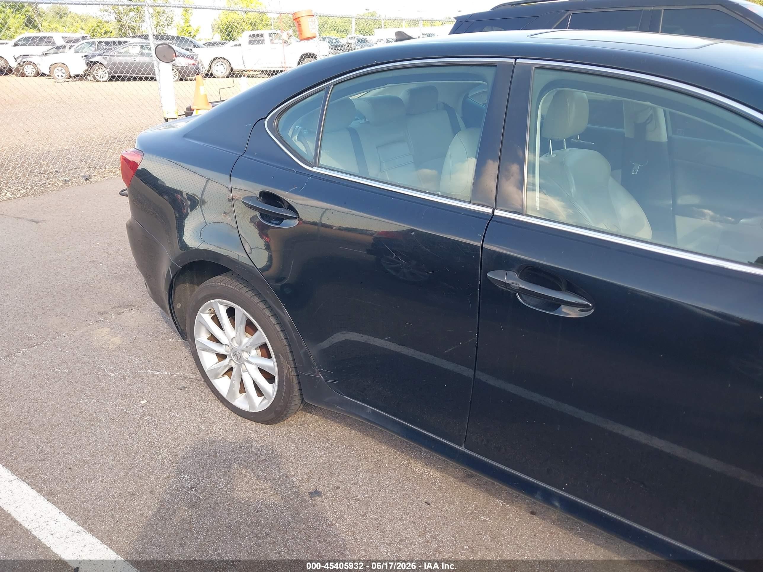 2010 Lexus Is 250   Tan vin: JTHCF5C21A5039091