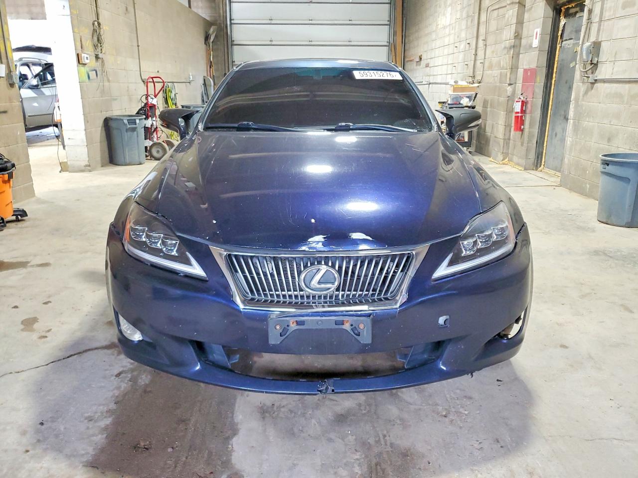 2010 Lexus Is 250 Blue vin: JTHCF5C21A5041519